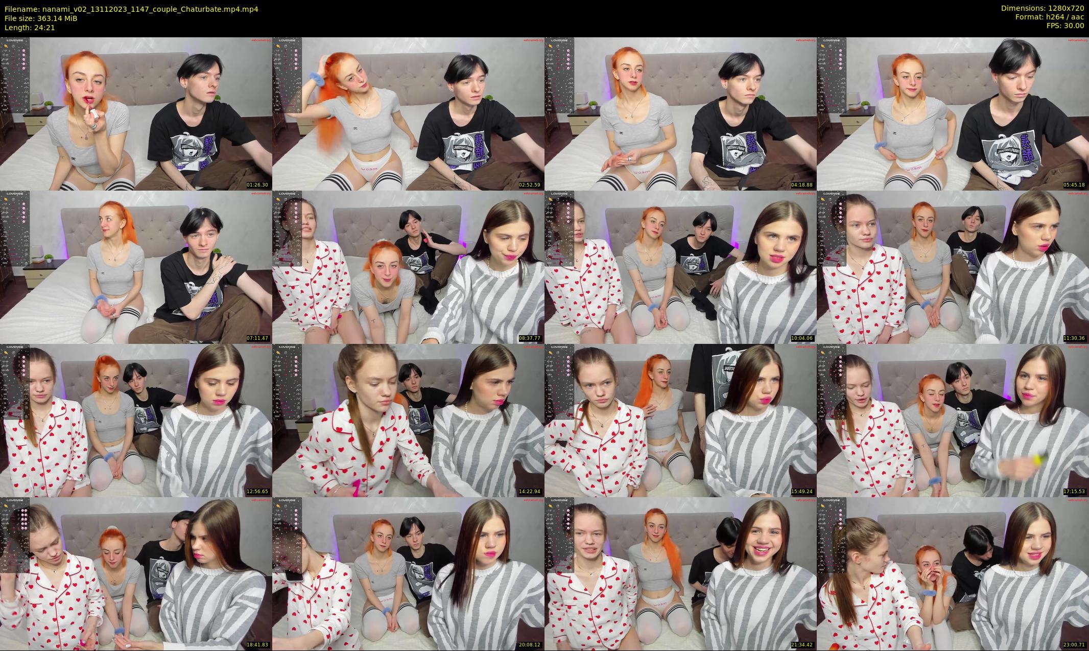 nanami_v02 — 25 minute Chaturbate couple cam show recording, 720p, Nov 13, 2023