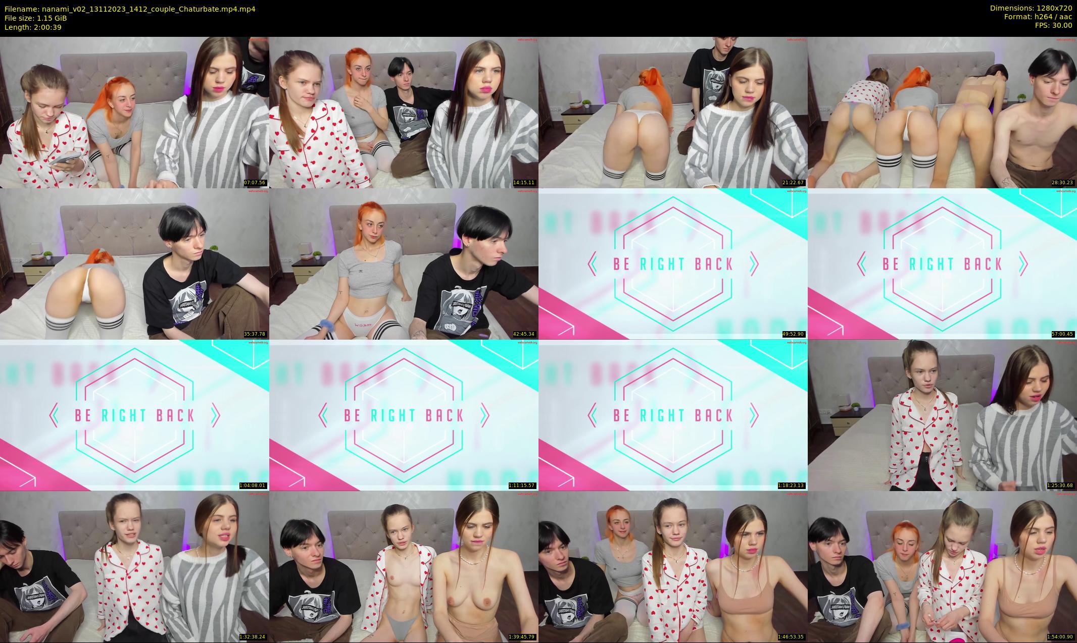 nanami_v02 — 121 minute Chaturbate couple cam show recording, 720p, Nov 13, 2023