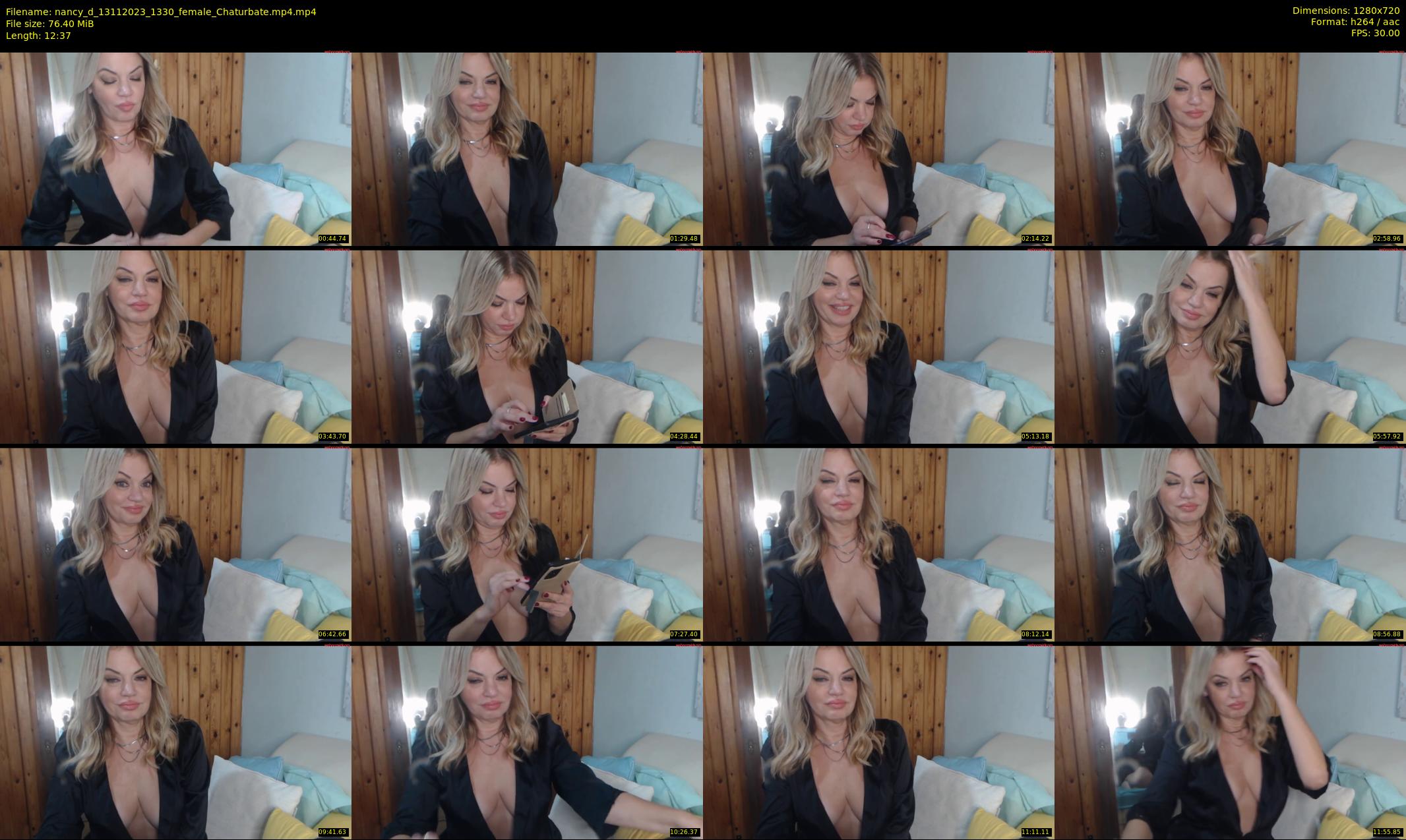 nancy_d — 13 minute Chaturbate female cam show recording, 720p, Nov 13, 2023