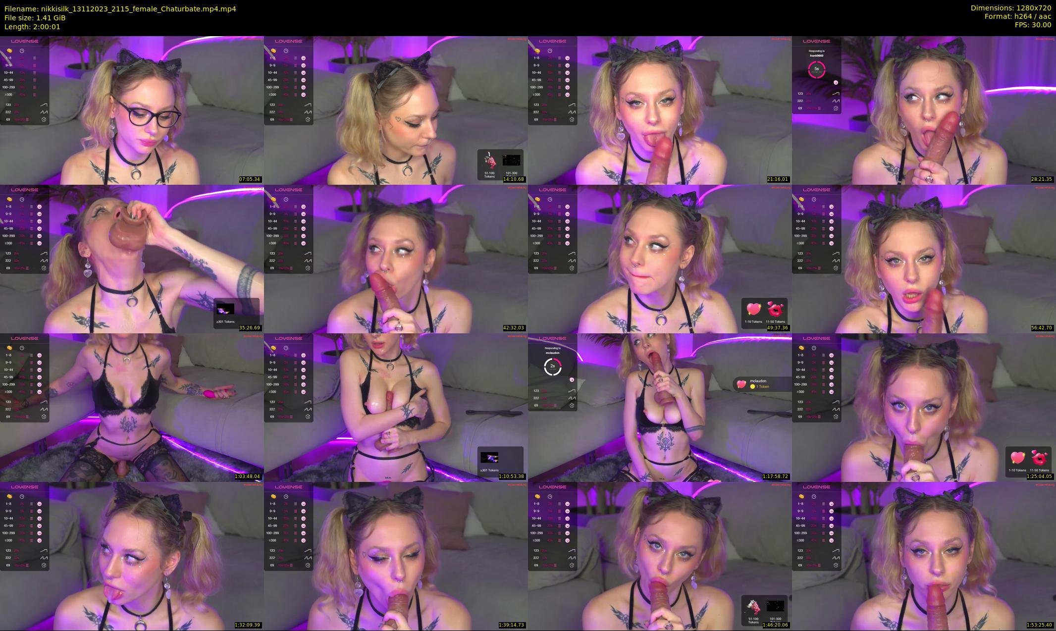 nikkisilk — 121 minute Chaturbate female cam show recording, 720p, Nov 13, 2023