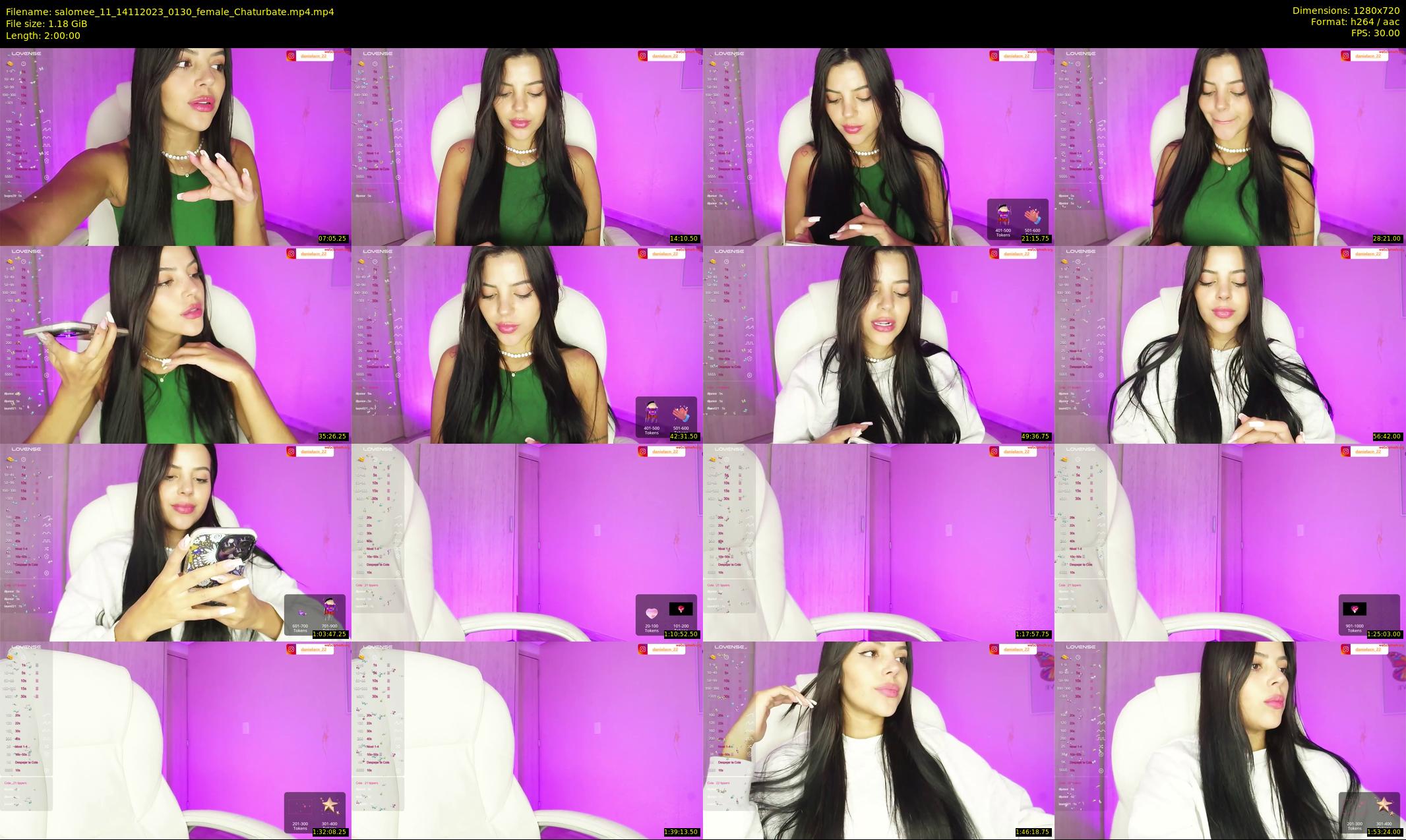 salomee_11 — 120 minute Chaturbate female cam show recording, 720p, Nov 14, 2023