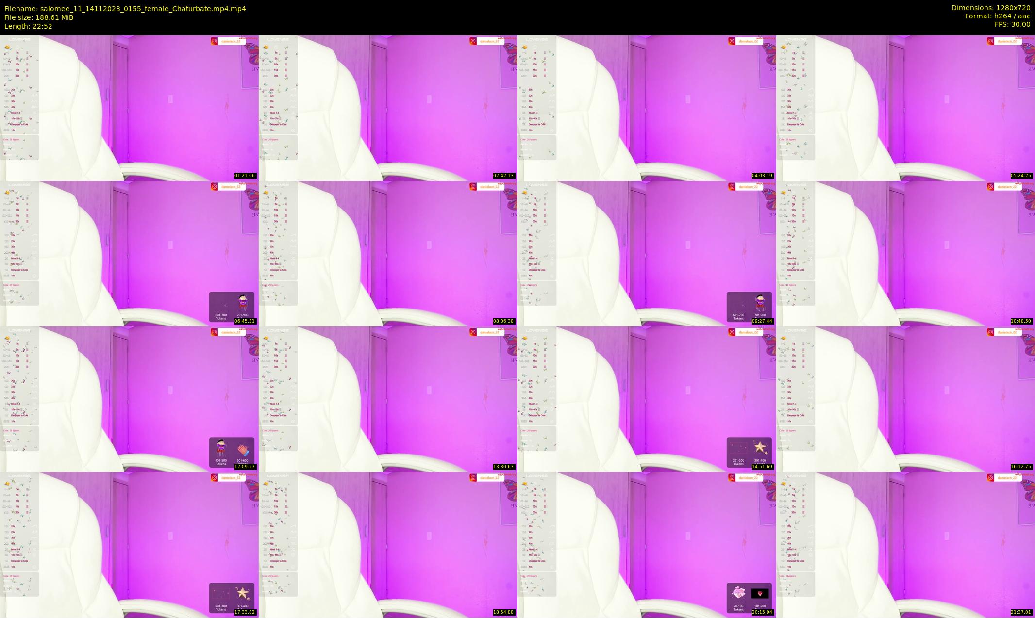 salomee_11 — 23 minute Chaturbate female cam show recording, 720p, Nov 14, 2023