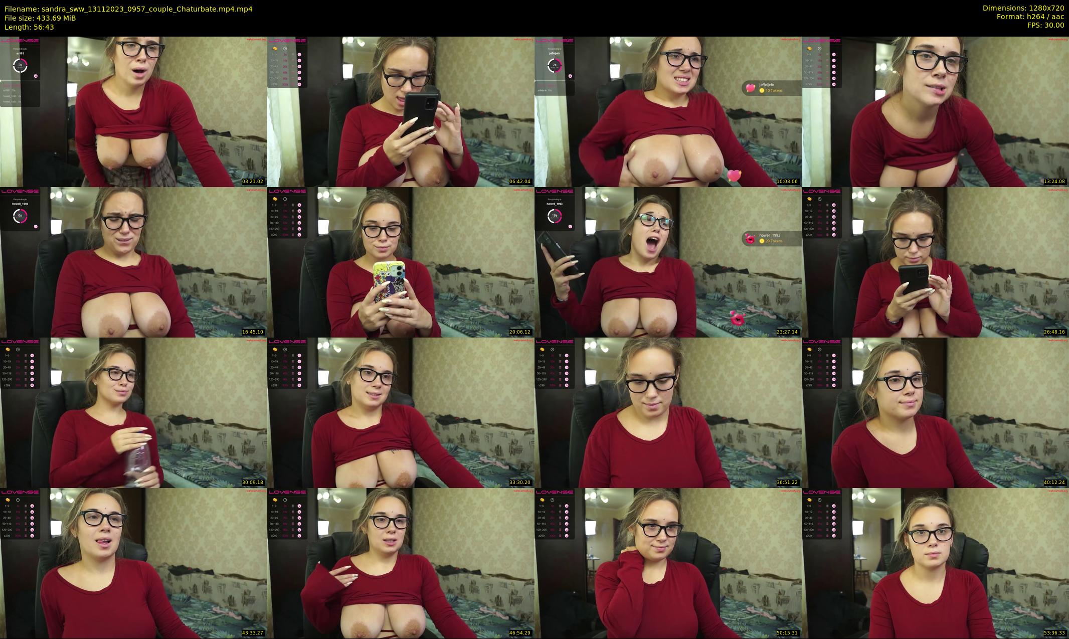sandra_sww — 57 minute Chaturbate couple cam show recording, 720p, Nov 13, 2023