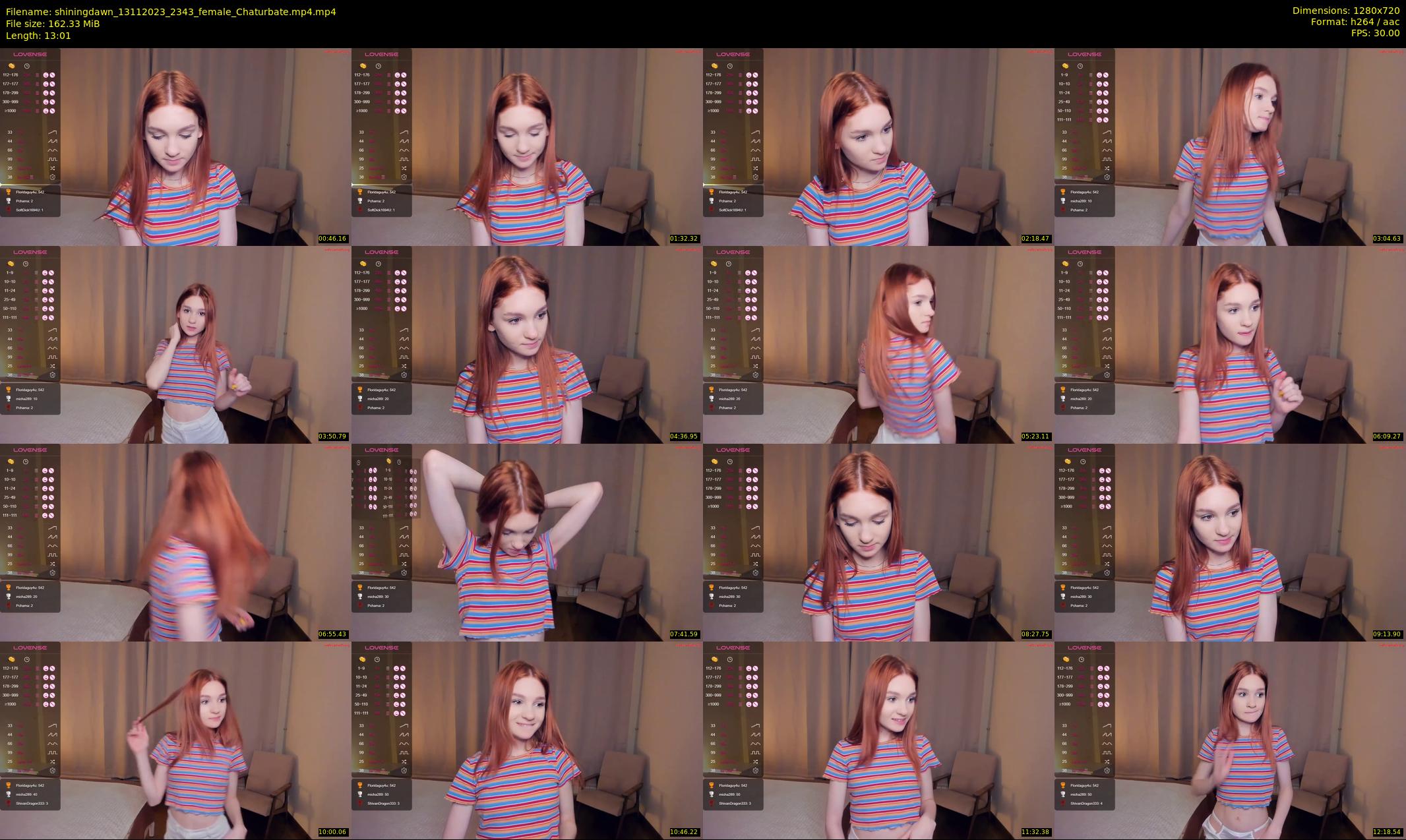 shiningdawn — 14 minute Chaturbate female cam show recording, 720p, Nov 13, 2023