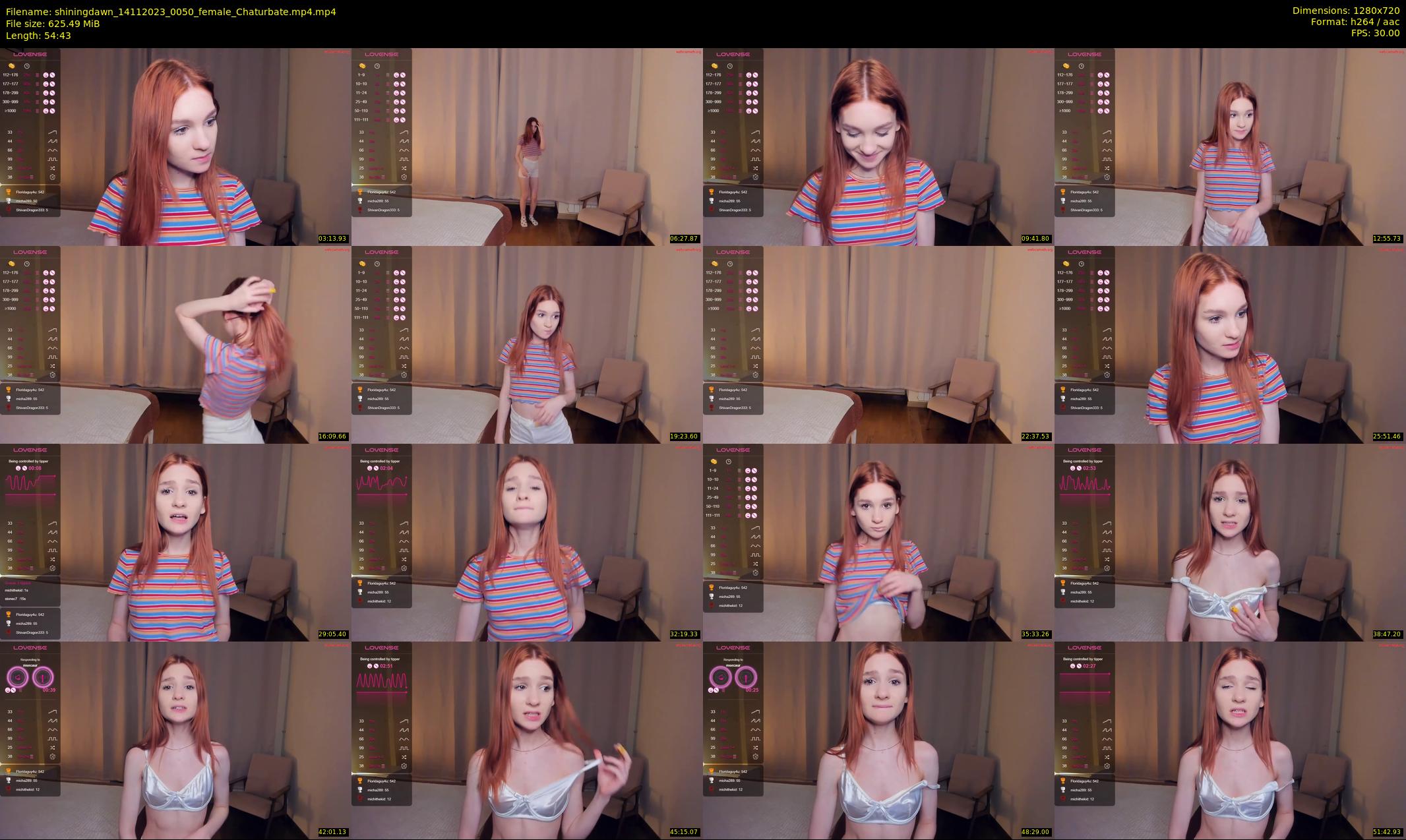 shiningdawn — 55 minute Chaturbate female cam show recording, 720p, Nov 14, 2023