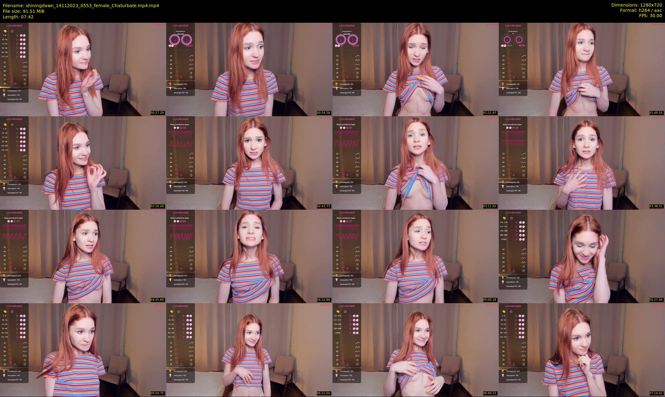 shiningdawn — 8 minute Chaturbate female cam show recording, 720p, Nov 14, 2023