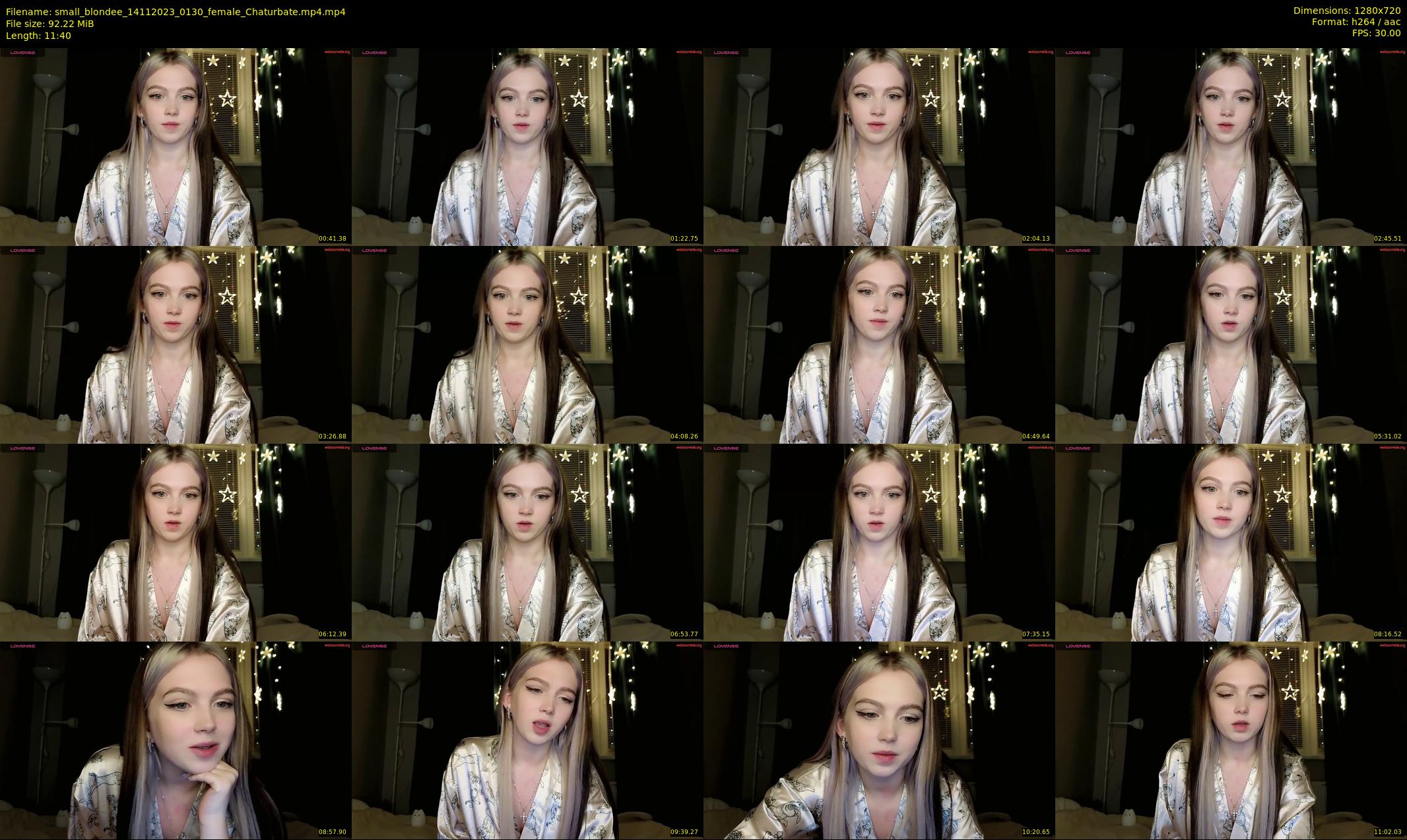 small_blondee — 12 minute Chaturbate female cam show recording, 720p, Nov 14, 2023