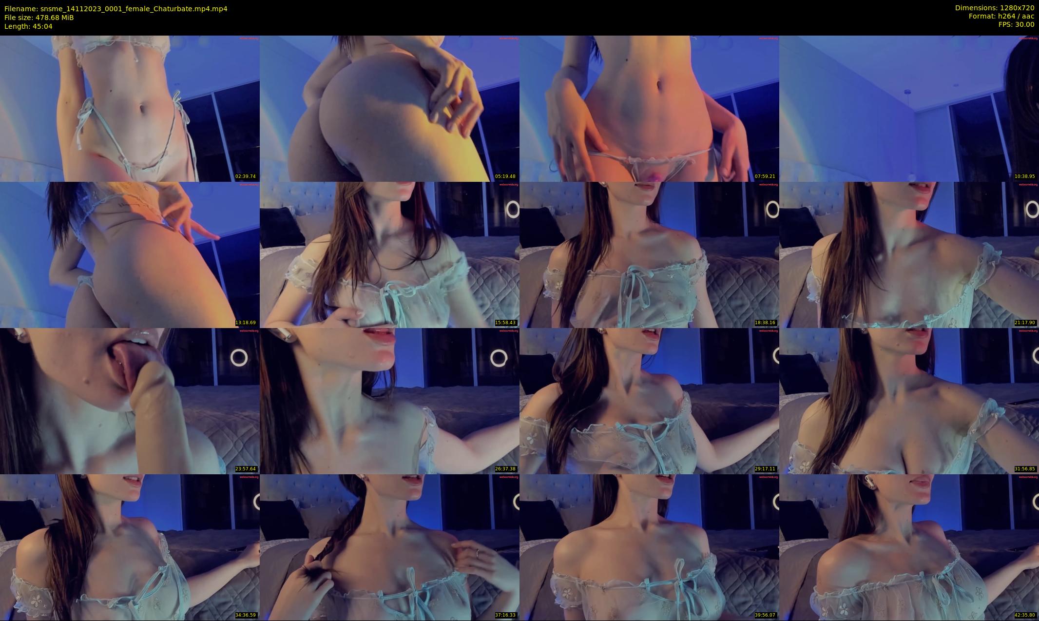 snsme — 46 minute Chaturbate female cam show recording, 720p, Nov 14, 2023
