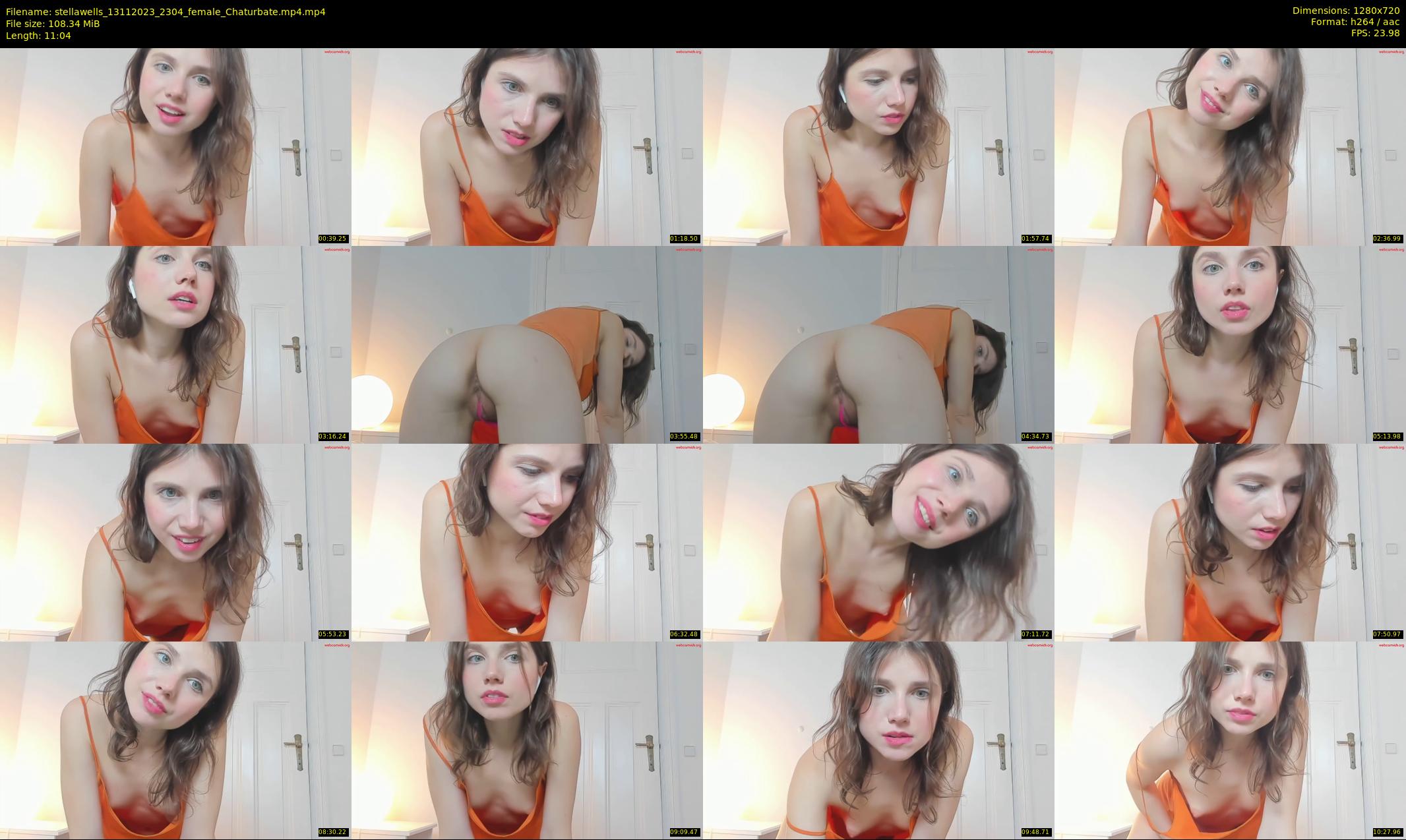 stellawells — 12 minute Chaturbate female cam show recording, 720p, Nov 13, 2023
