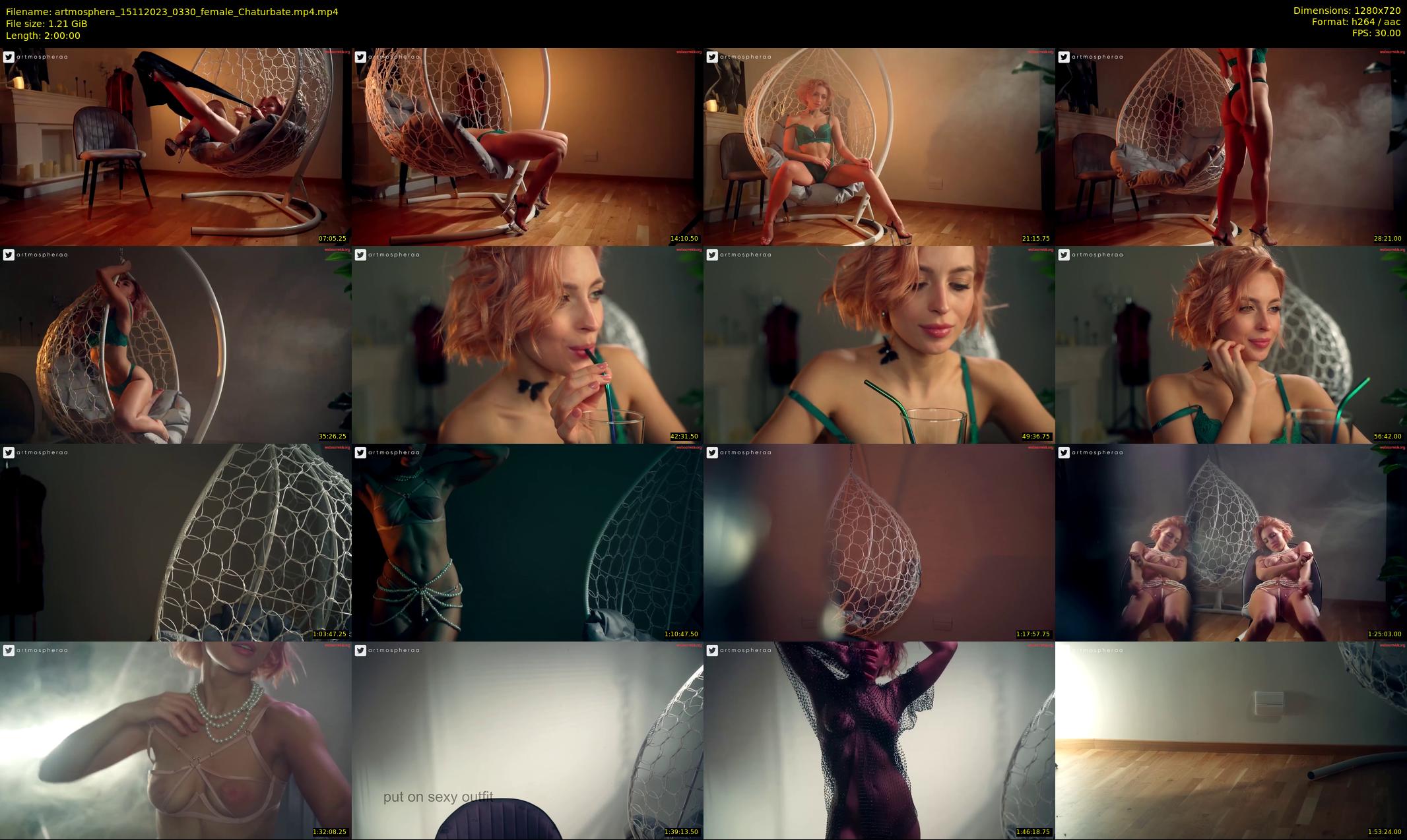 artmosphera — 120 minute Chaturbate female cam show recording, 720p, Nov 15, 2023