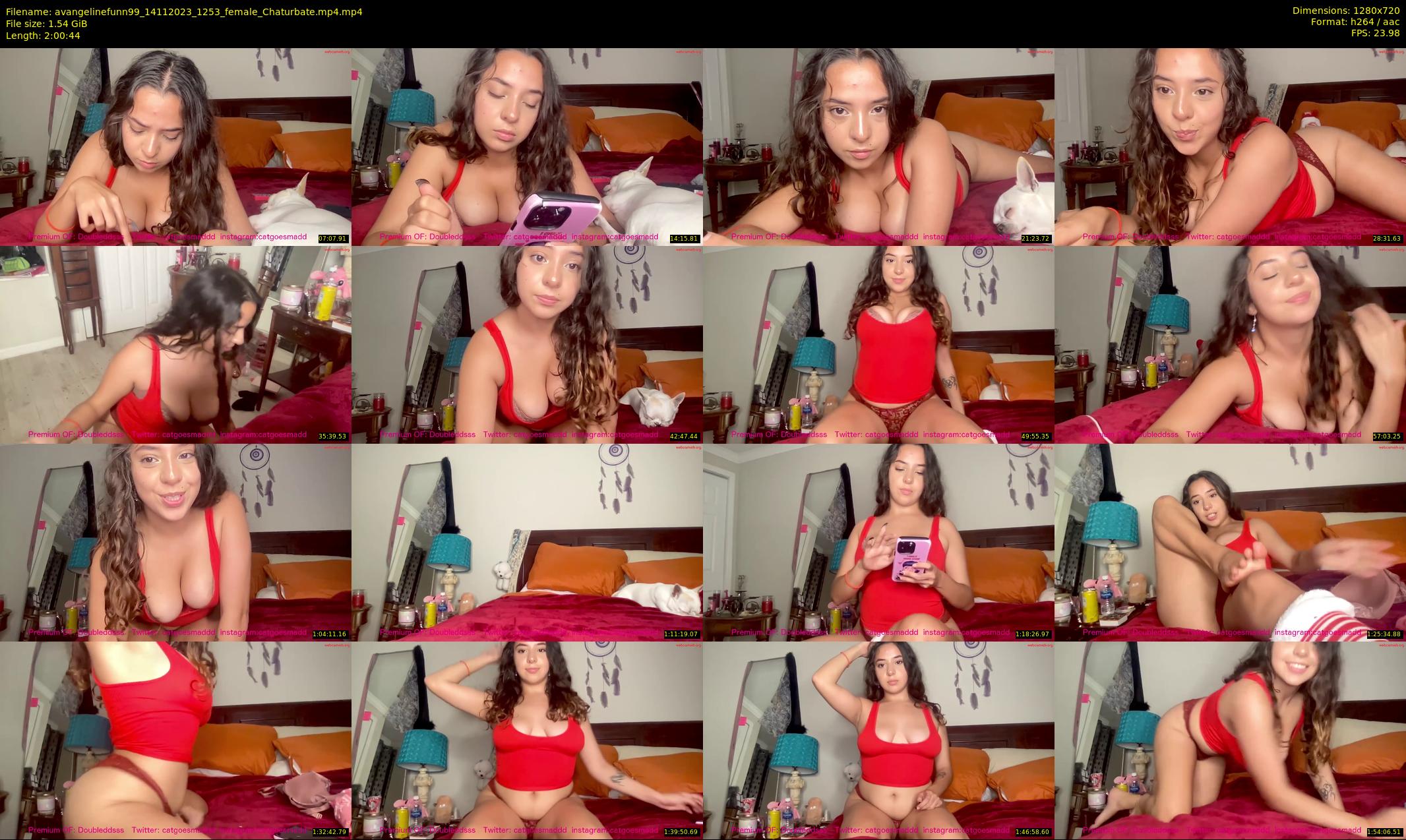 avangelinefunn99 — 121 minute Chaturbate female cam show recording, 720p, Nov 14, 2023