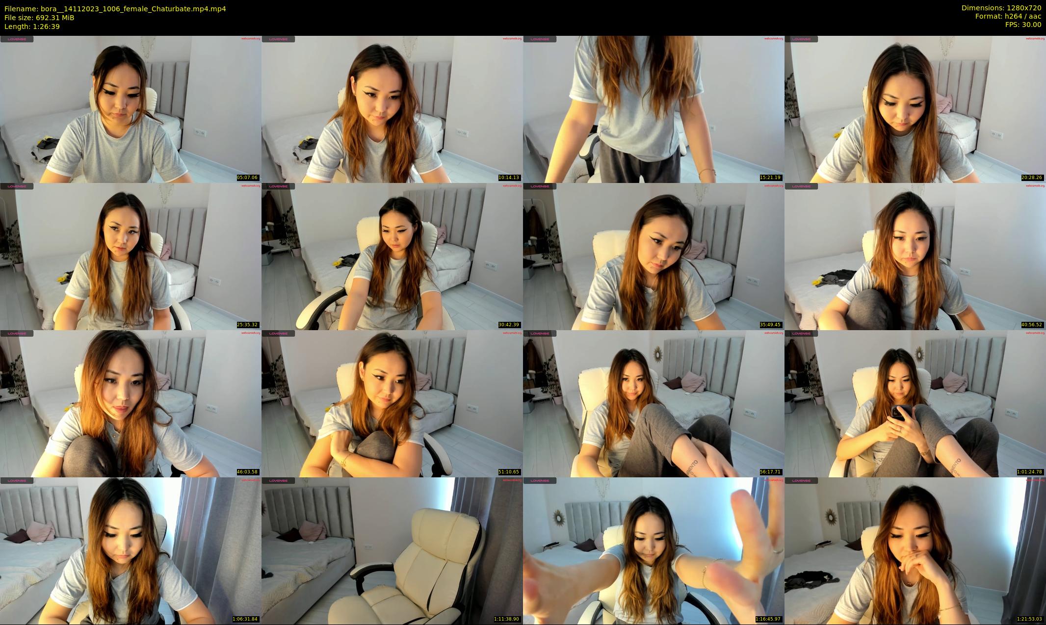 bora_ — 87 minute Chaturbate female cam show recording, 720p, Nov 14, 2023