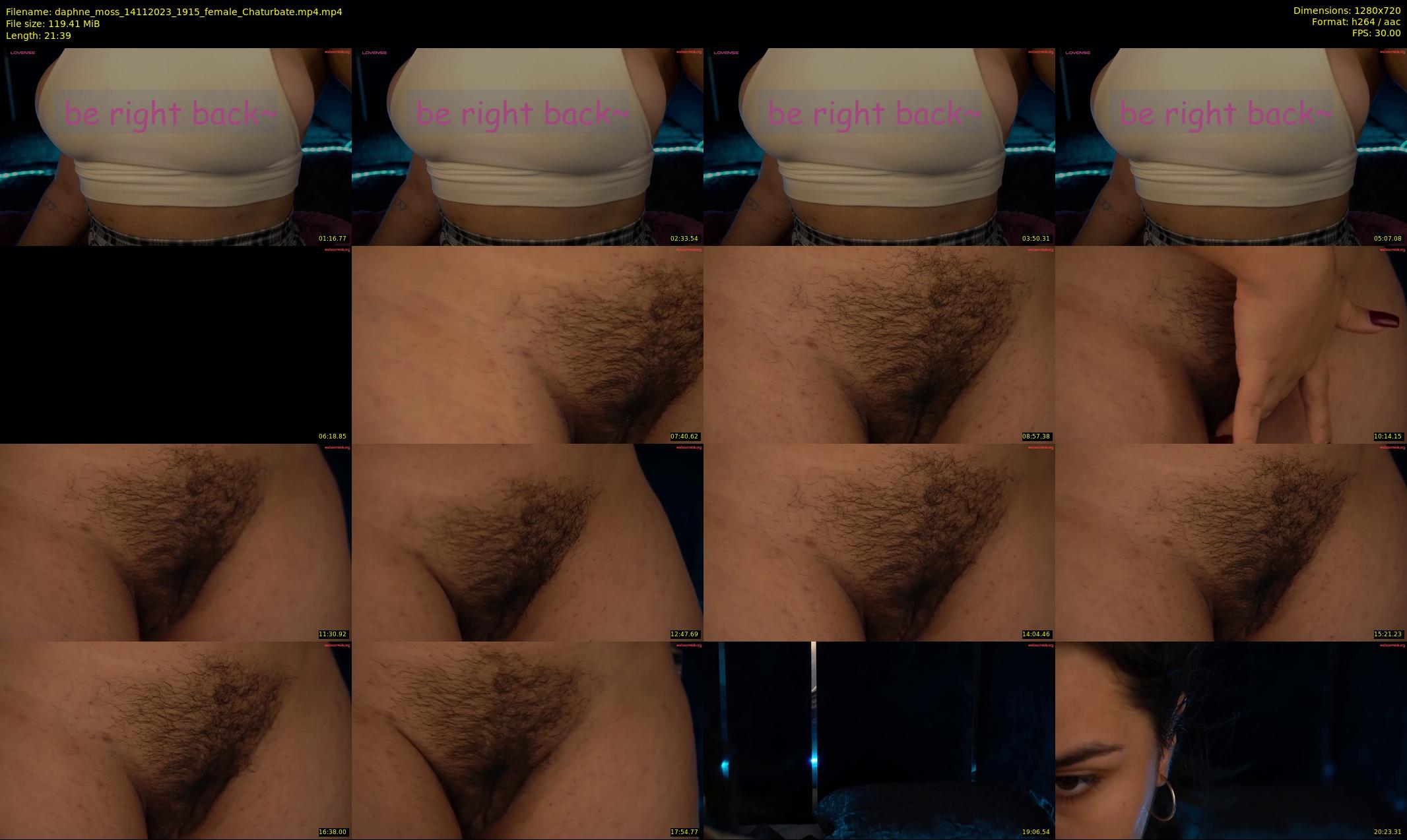 daphne_moss — 22 minute Chaturbate female cam show recording, 720p, Nov 14, 2023