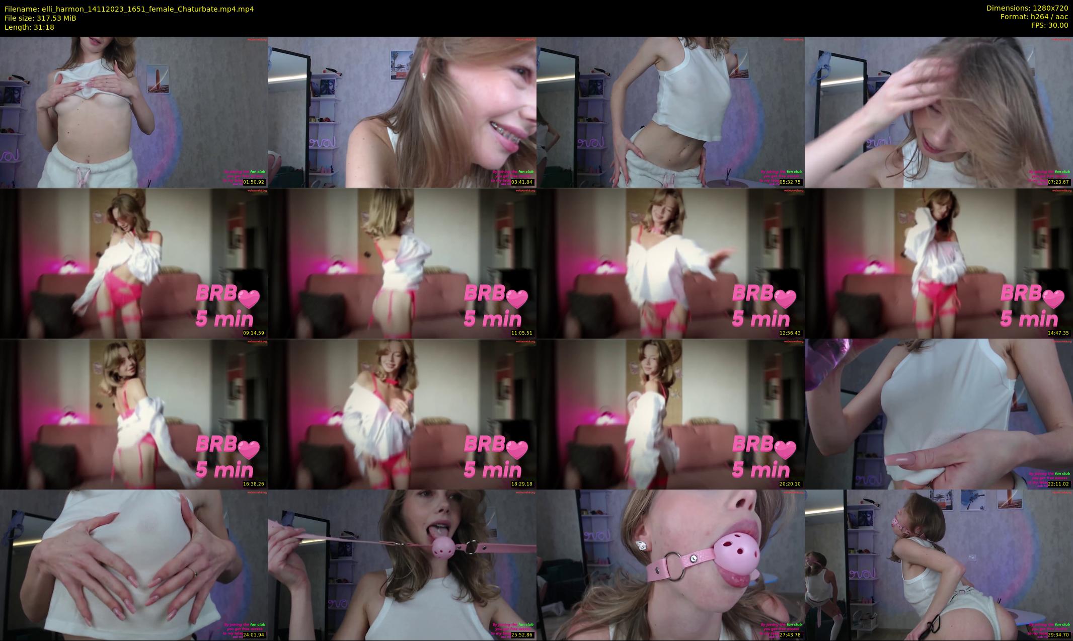 elli_harmon — 32 minute Chaturbate female cam show recording, 720p, Nov 14, 2023