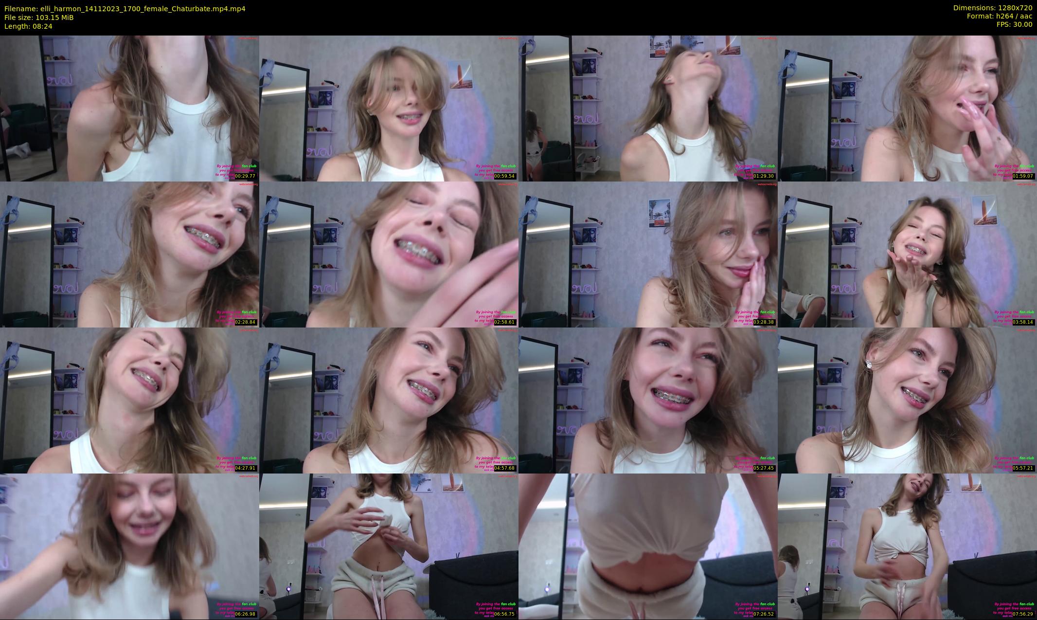 elli_harmon — 9 minute Chaturbate female cam show recording, 720p, Nov 14, 2023