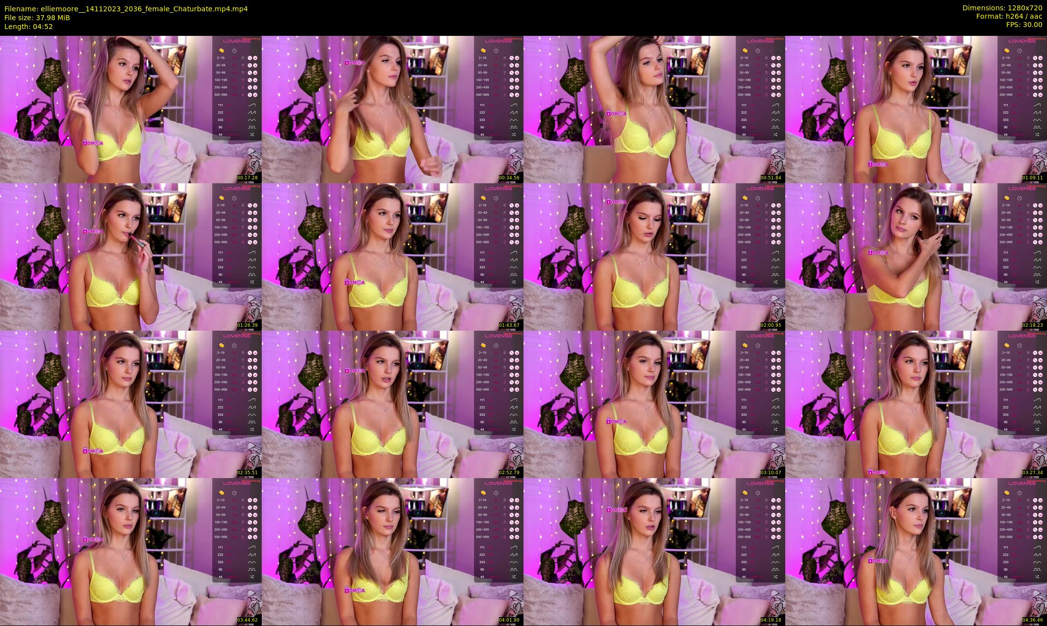 elliemoore_ — 5 minute Chaturbate female cam show recording, 720p, Nov 14, 2023