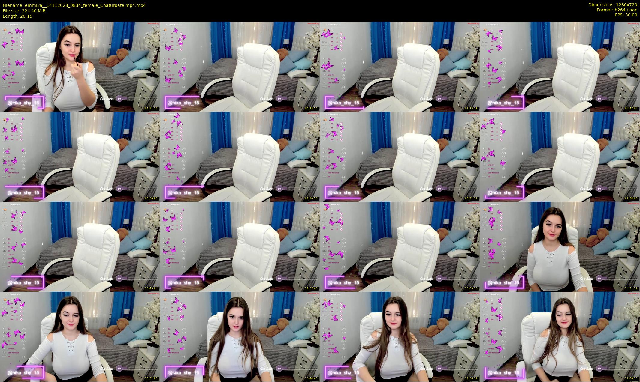 emmika_ — 21 minute Chaturbate female cam show recording, 720p, Nov 14, 2023