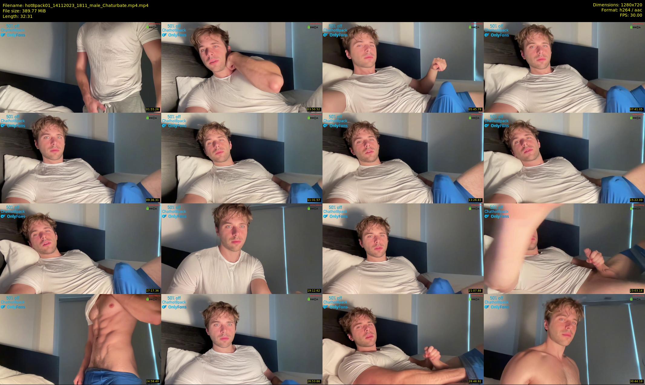 hot8pack01 — 33 minute Chaturbate male cam show recording, 720p, Nov 14, 2023