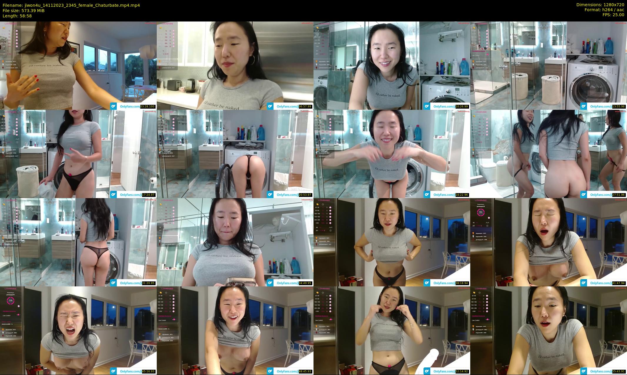 jiwon4u — 59 minute Chaturbate female cam show recording, 720p, Nov 14, 2023