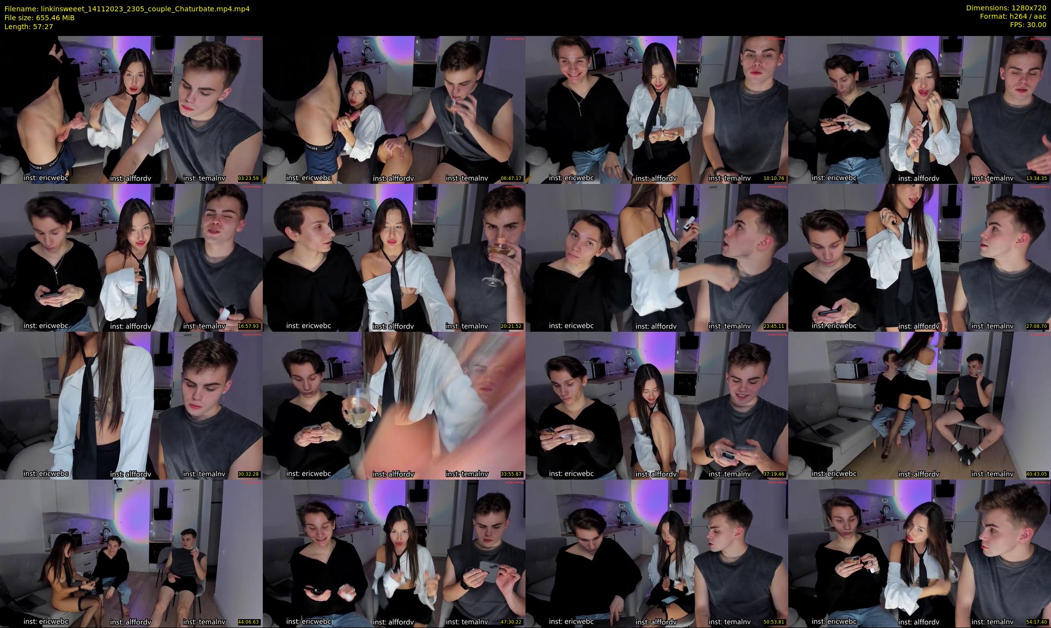 linkinsweeet — 58 minute Chaturbate couple cam show recording, 720p, Nov 14, 2023