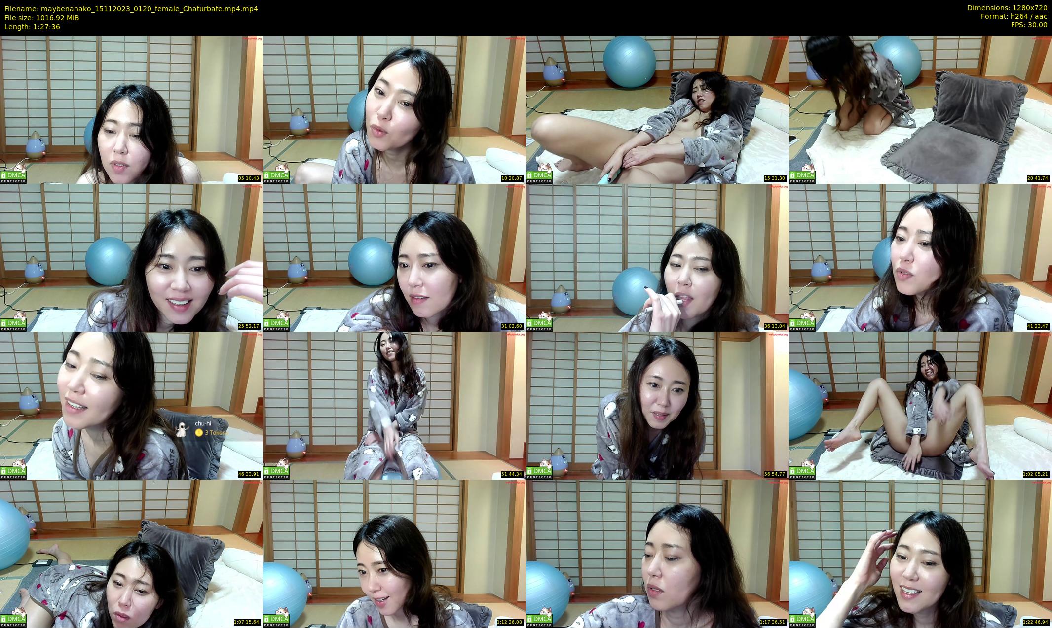 maybenanako — 88 minute Chaturbate female cam show recording, 720p, Nov 15, 2023