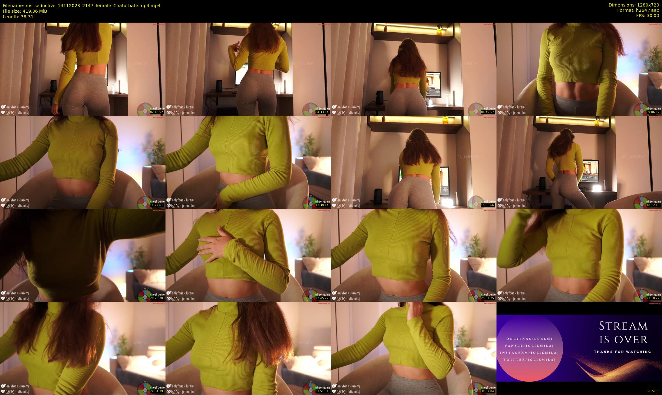 ms_seductive — 39 minute Chaturbate female cam show recording, 720p, Nov 14, 2023