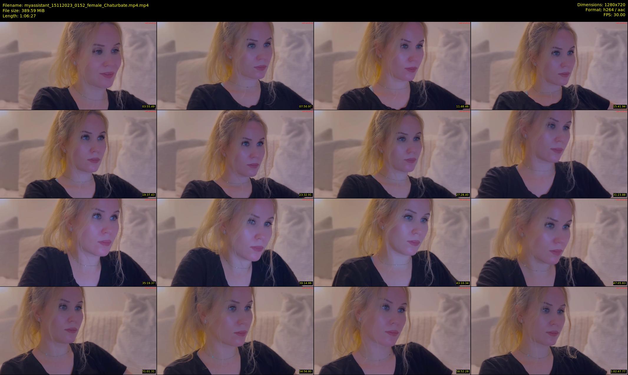 myassistant — 67 minute Chaturbate female cam show recording, 720p, Nov 15, 2023