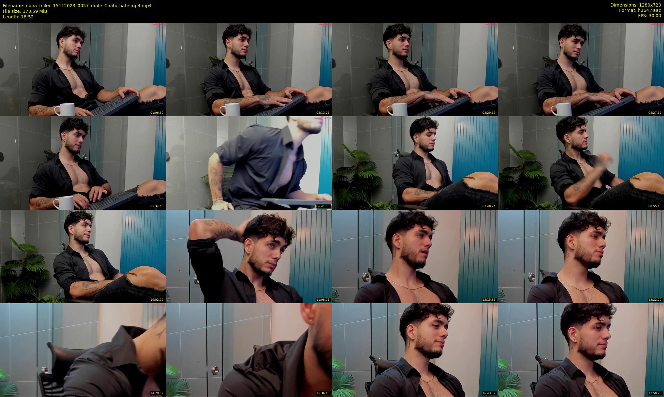 noha_miler — 19 minute Chaturbate male cam show recording, 720p, Nov 15, 2023