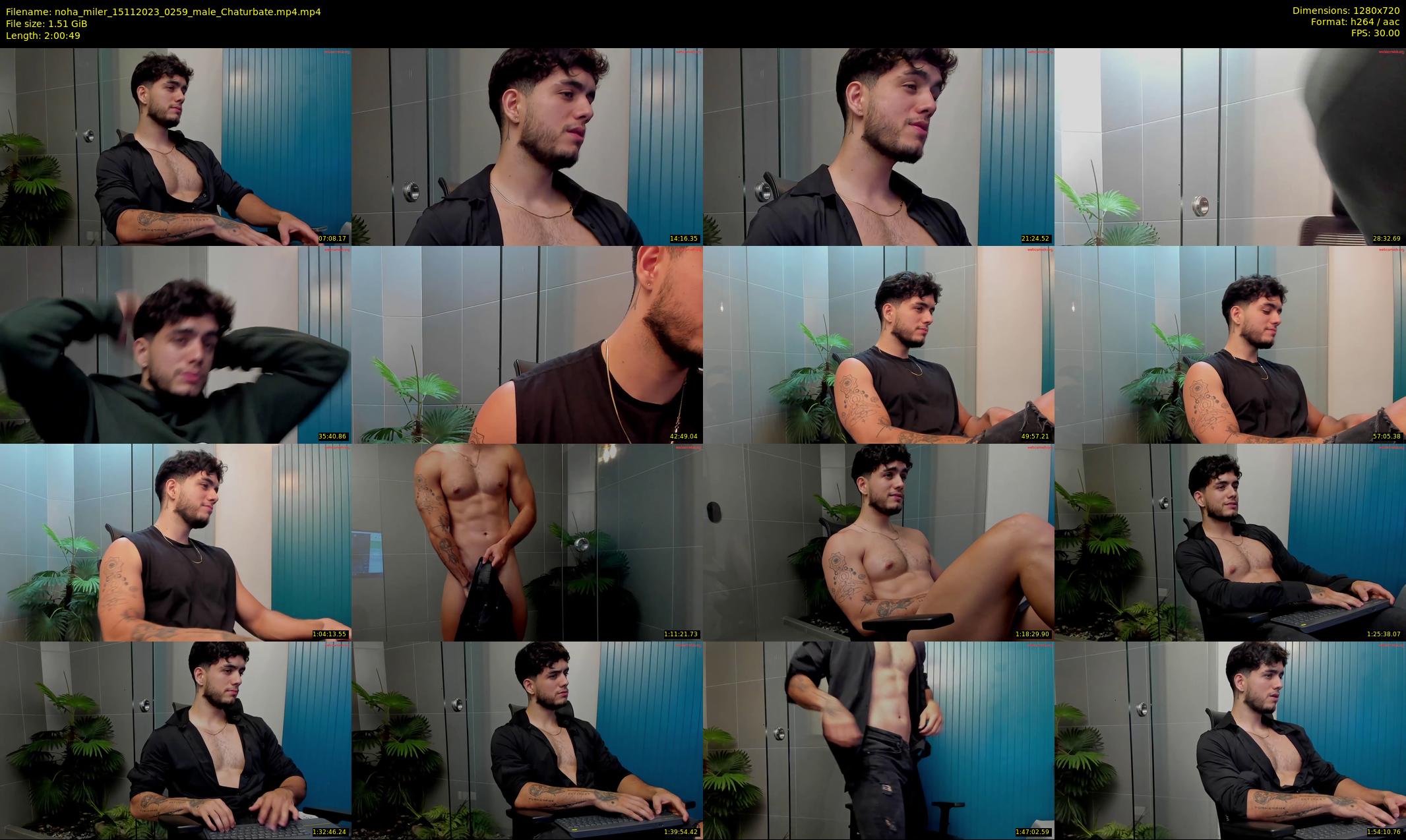 noha_miler — 121 minute Chaturbate male cam show recording, 720p, Nov 15, 2023