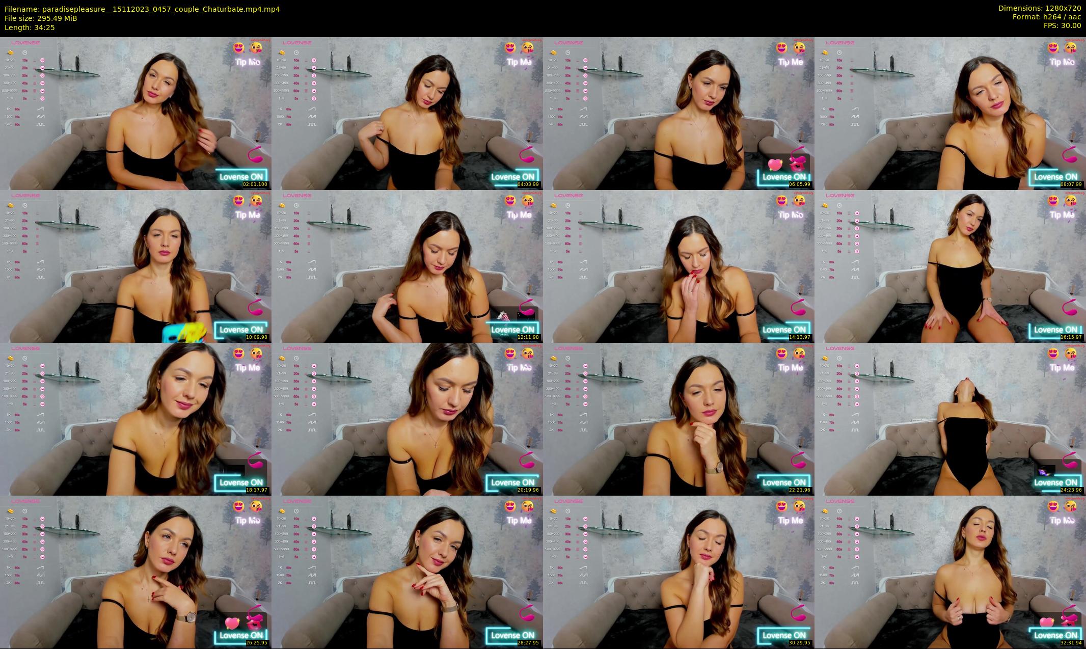 paradisepleasure_ — 35 minute Chaturbate couple cam show recording, 720p, Nov 15, 2023