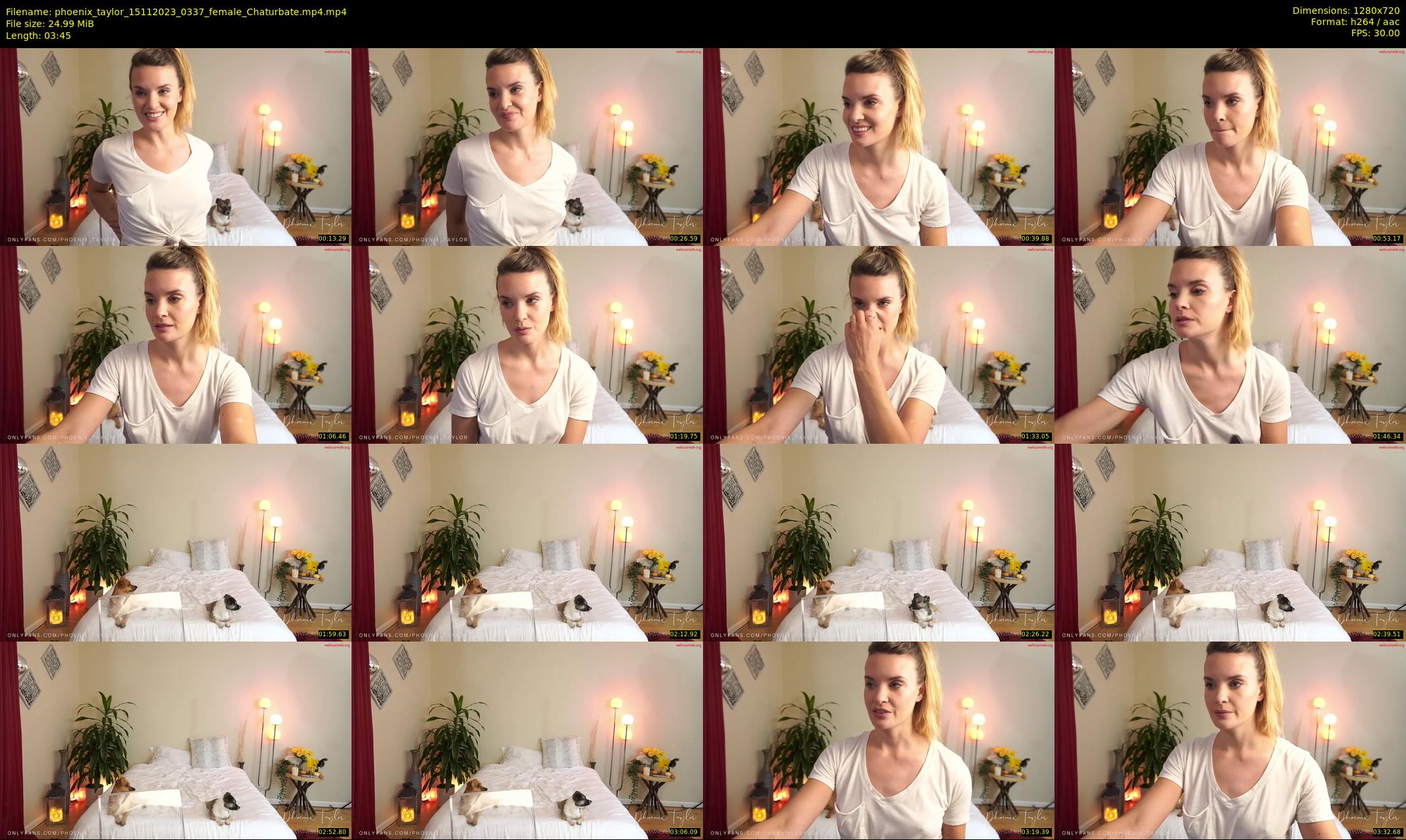phoenix_taylor — 4 minute Chaturbate female cam show recording, 720p, Nov 15, 2023