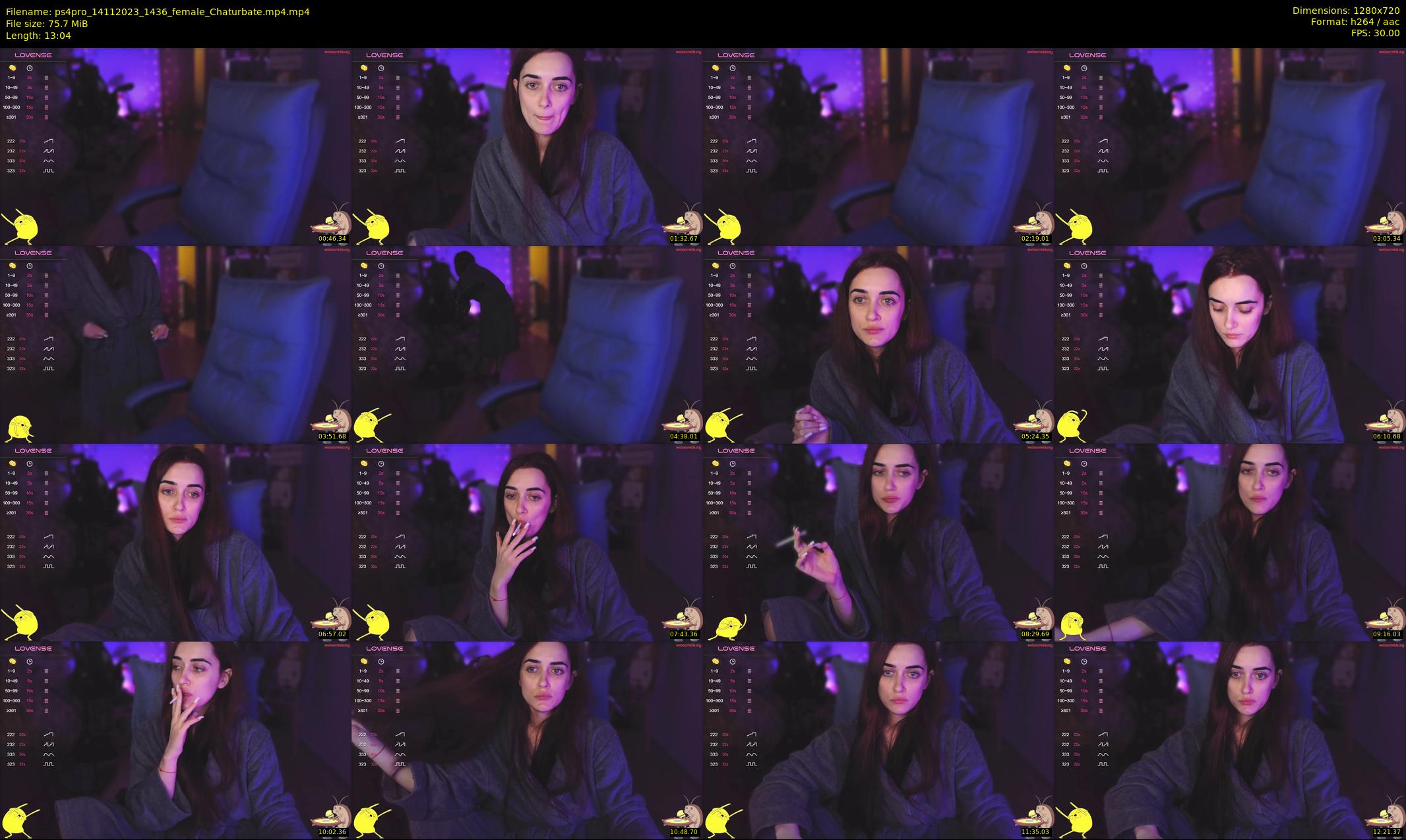 ps4pro — 14 minute Chaturbate female cam show recording, 720p, Nov 14, 2023
