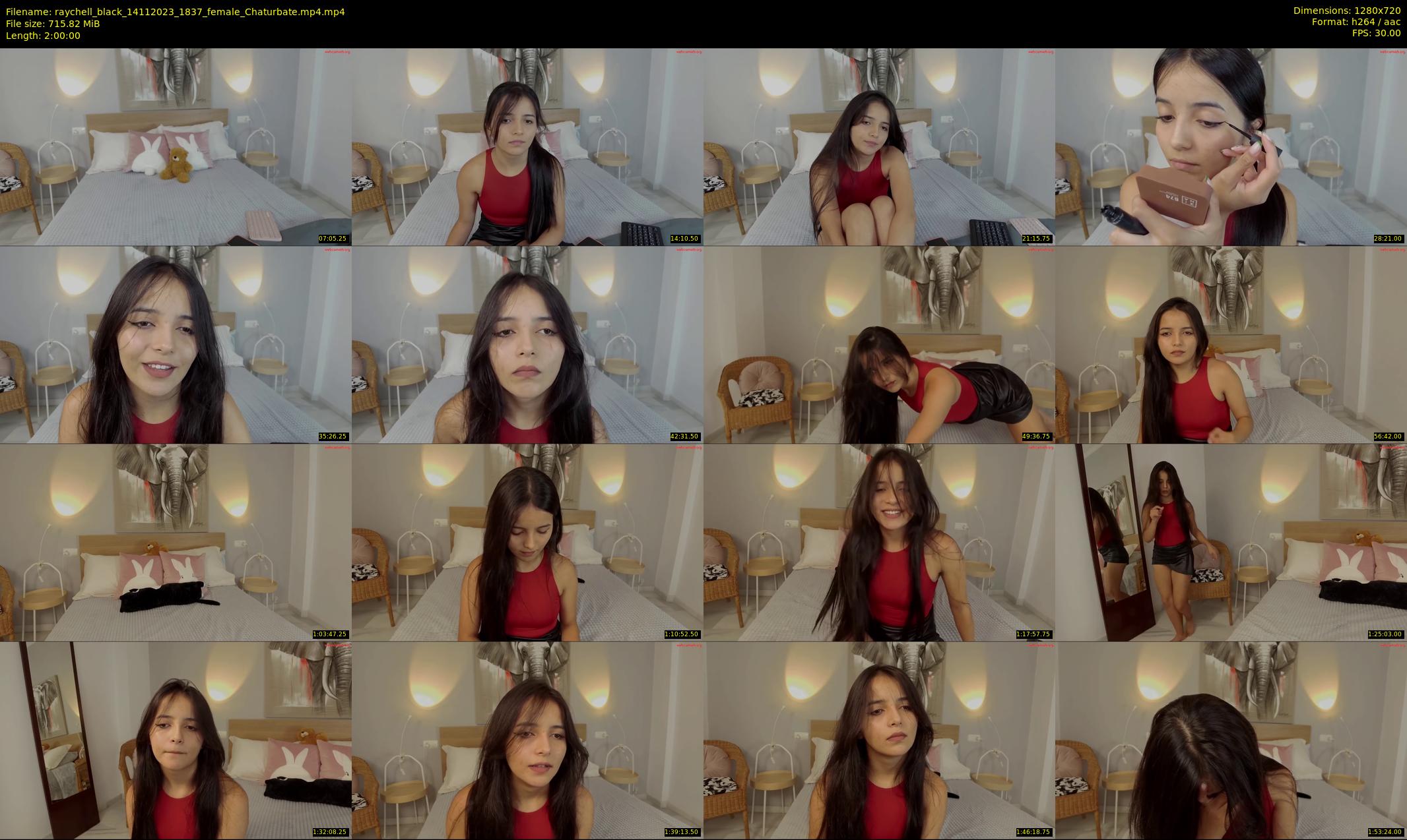 raychell_black — 120 minute Chaturbate female cam show recording, 720p, Nov 14, 2023
