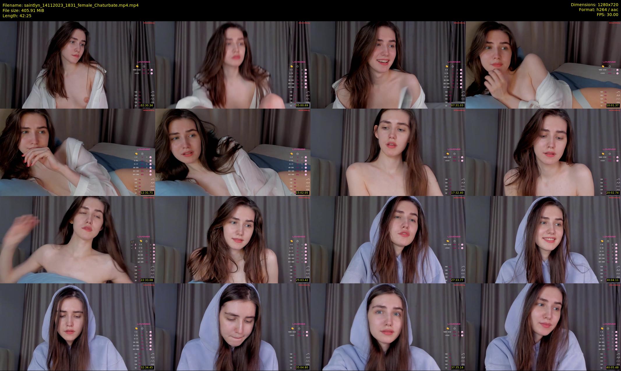 saintlyn — 43 minute Chaturbate female cam show recording, 720p, Nov 14, 2023