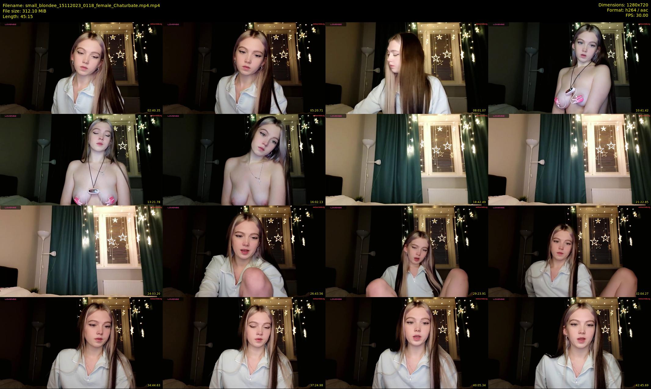 small_blondee — 46 minute Chaturbate female cam show recording, 720p, Nov 15, 2023