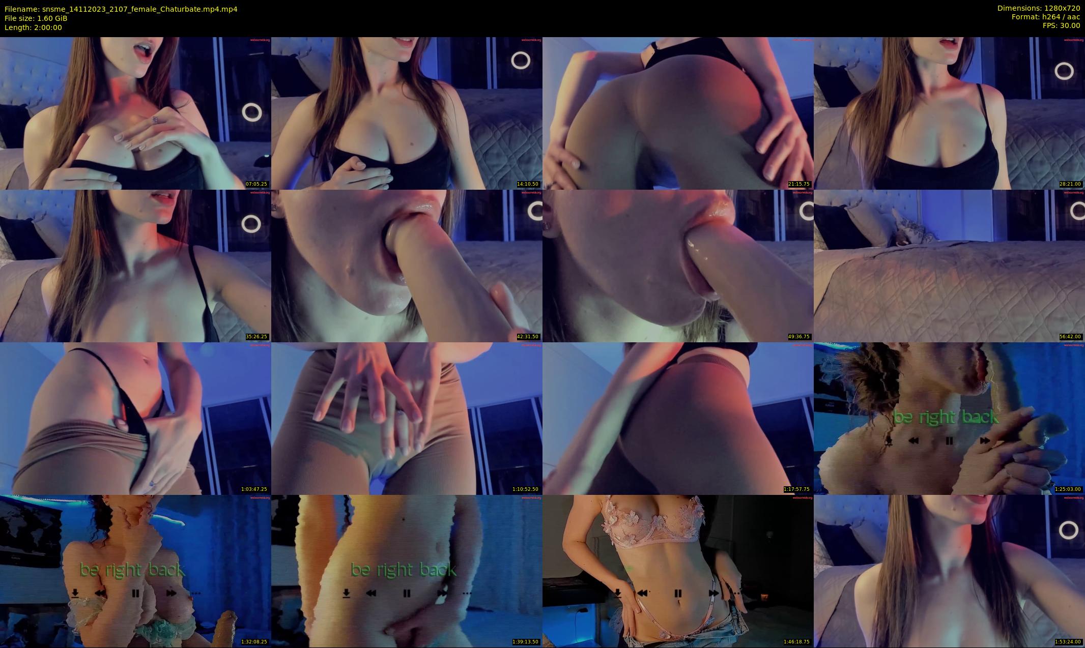 snsme — 120 minute Chaturbate female cam show recording, 720p, Nov 14, 2023