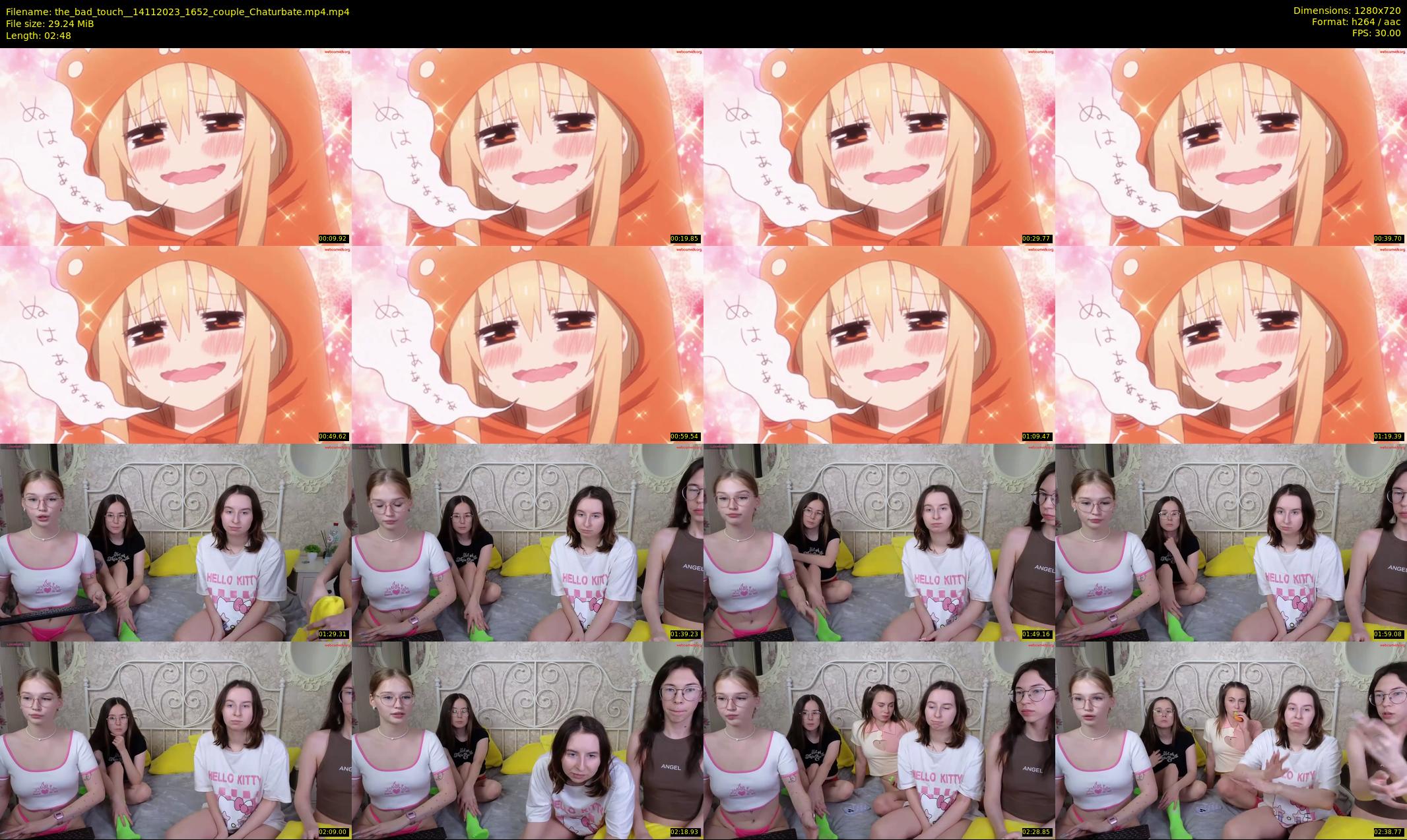 the_bad_touch_ — 3 minute Chaturbate couple cam show recording, 720p, Nov 14, 2023