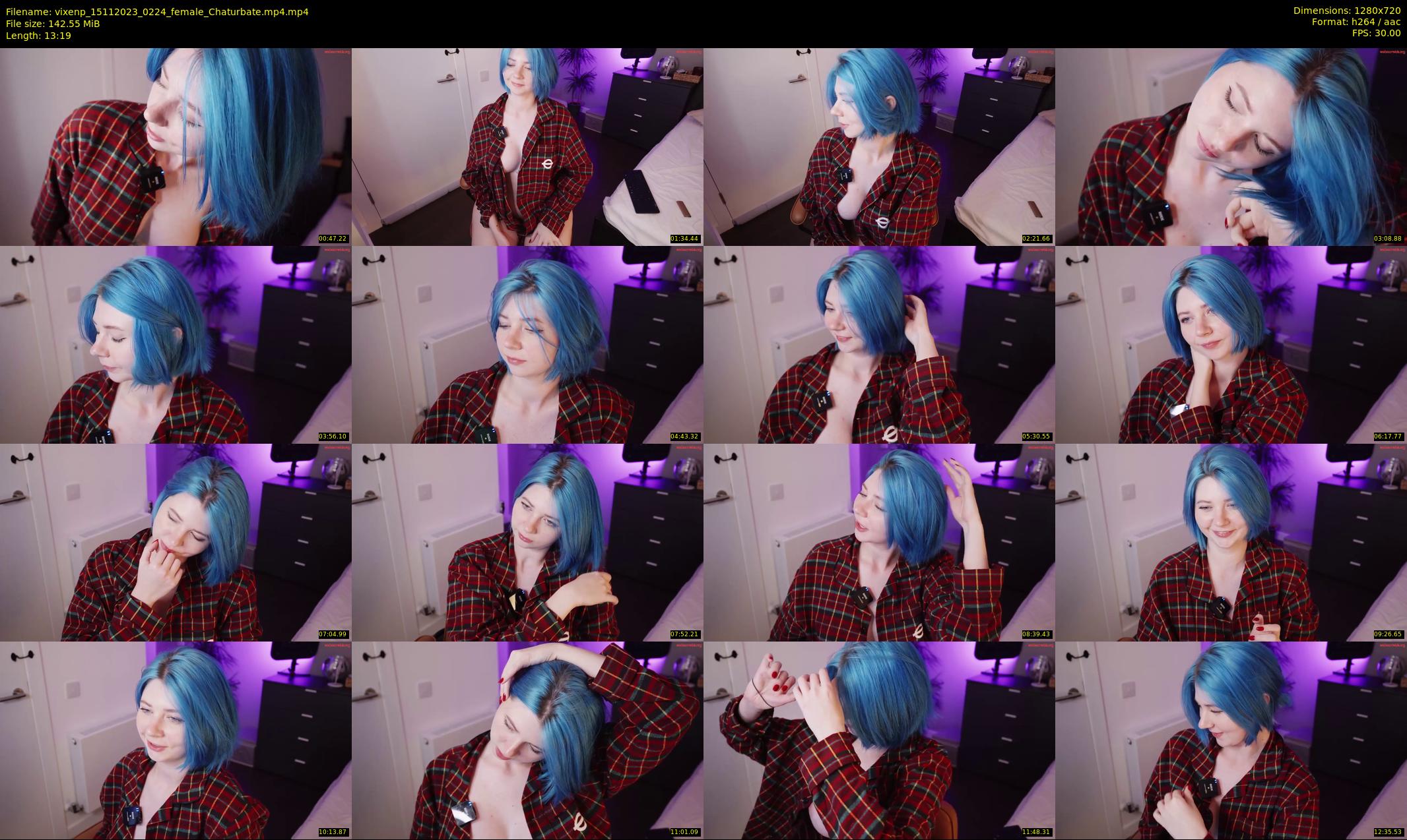 vixenp — 14 minute Chaturbate female cam show recording, 720p, Nov 15, 2023
