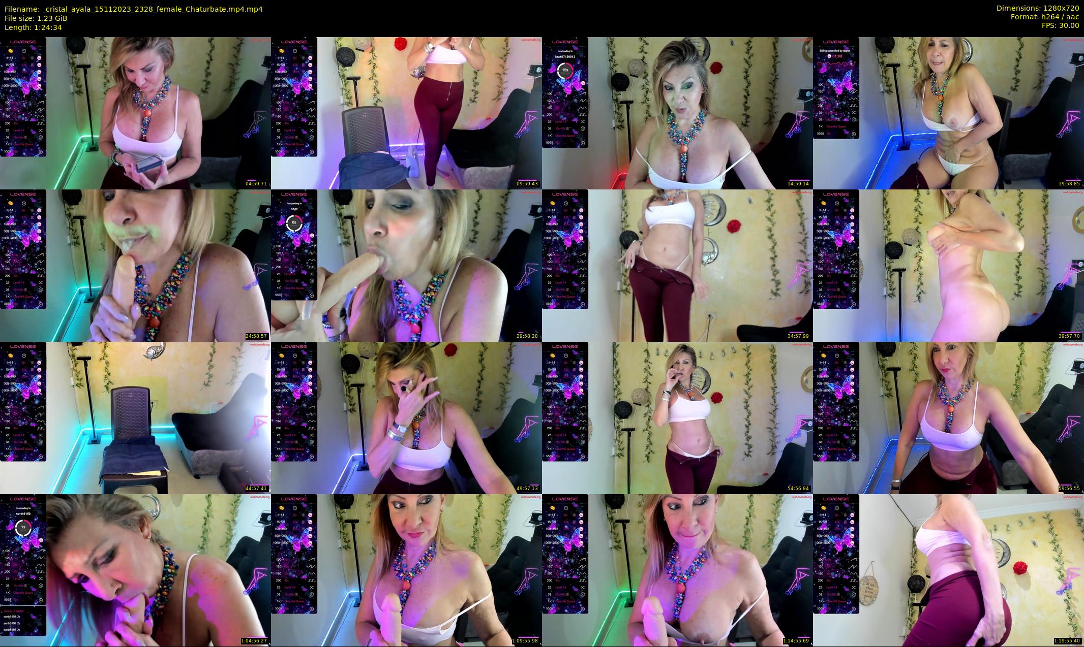 _cristal_ayala — 85 minute Chaturbate female cam show recording, 720p, Nov 15, 2023