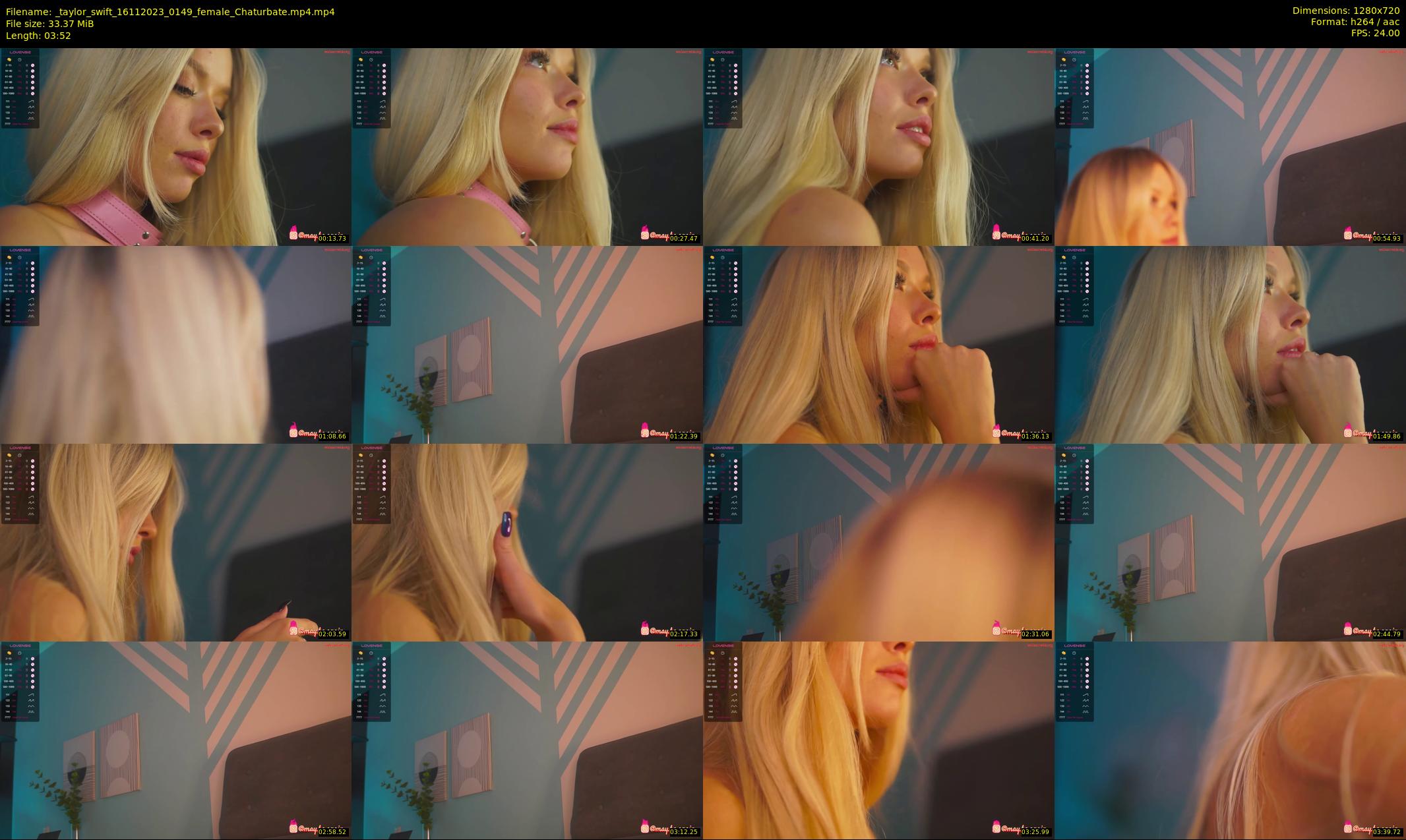 _taylor_swift — 4 minute Chaturbate female cam show recording, 720p, Nov 16, 2023