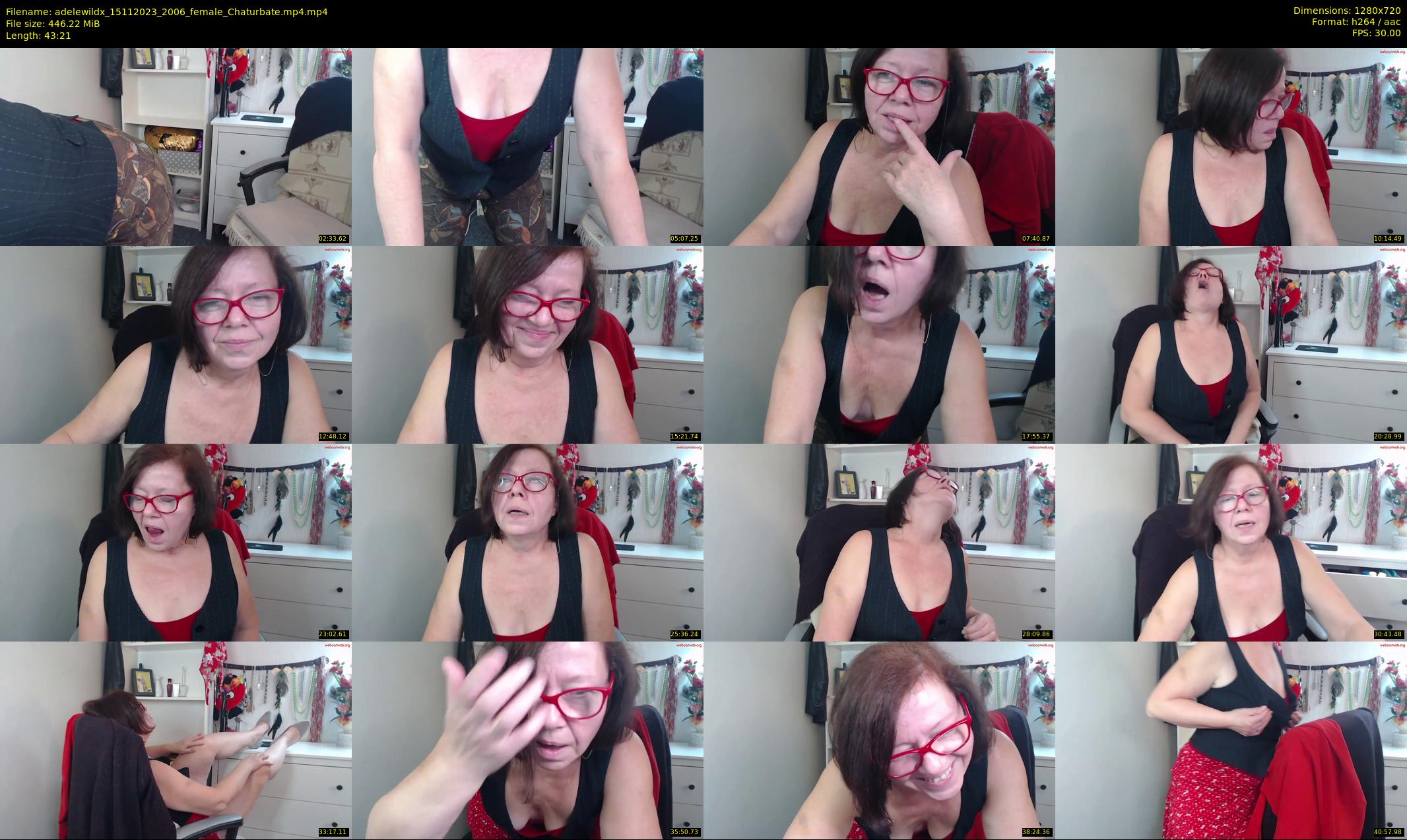 adelewildx — 44 minute Chaturbate female cam show recording, 720p, Nov 15, 2023