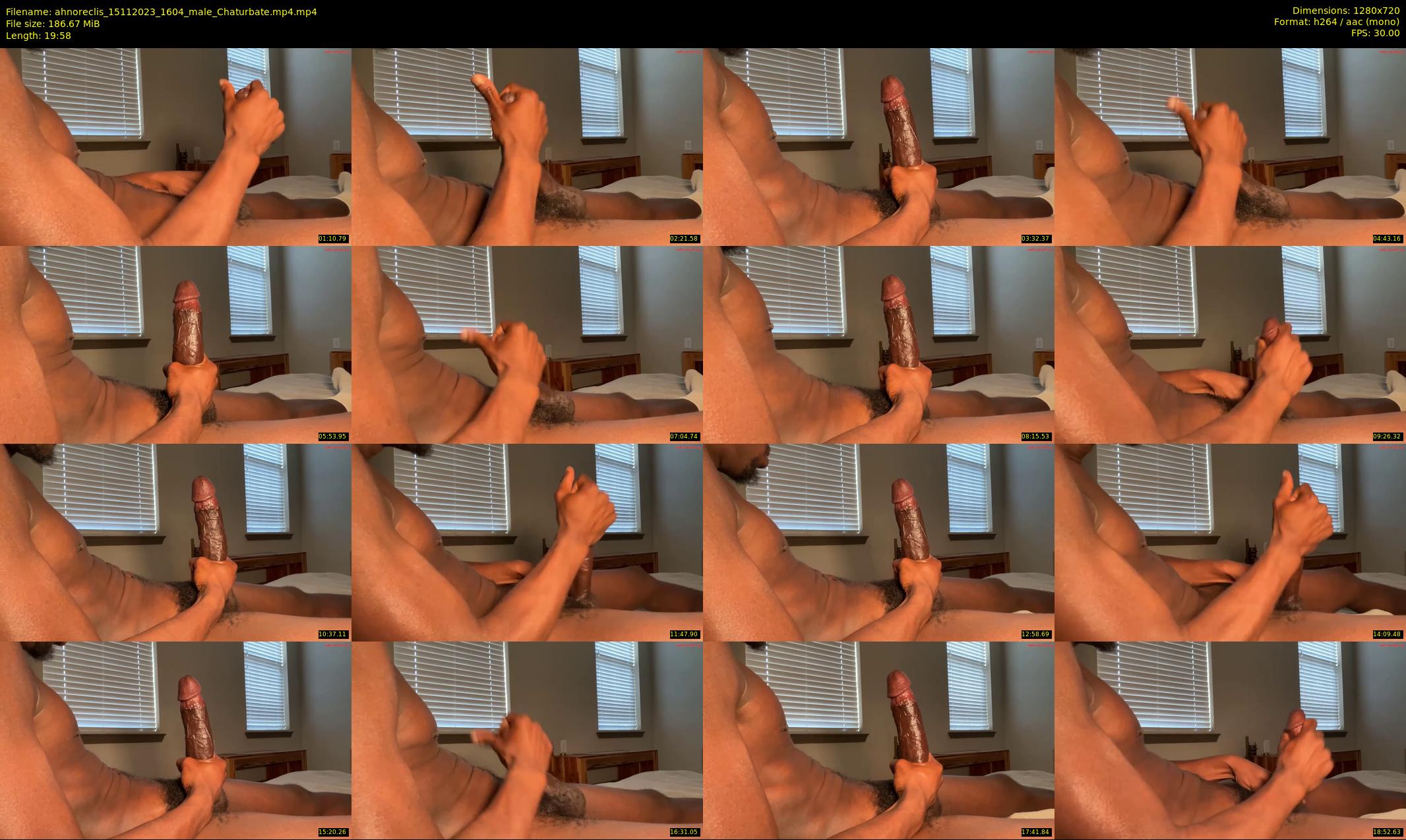 ahnoreclis — 20 minute Chaturbate male cam show recording, 720p, Nov 15, 2023