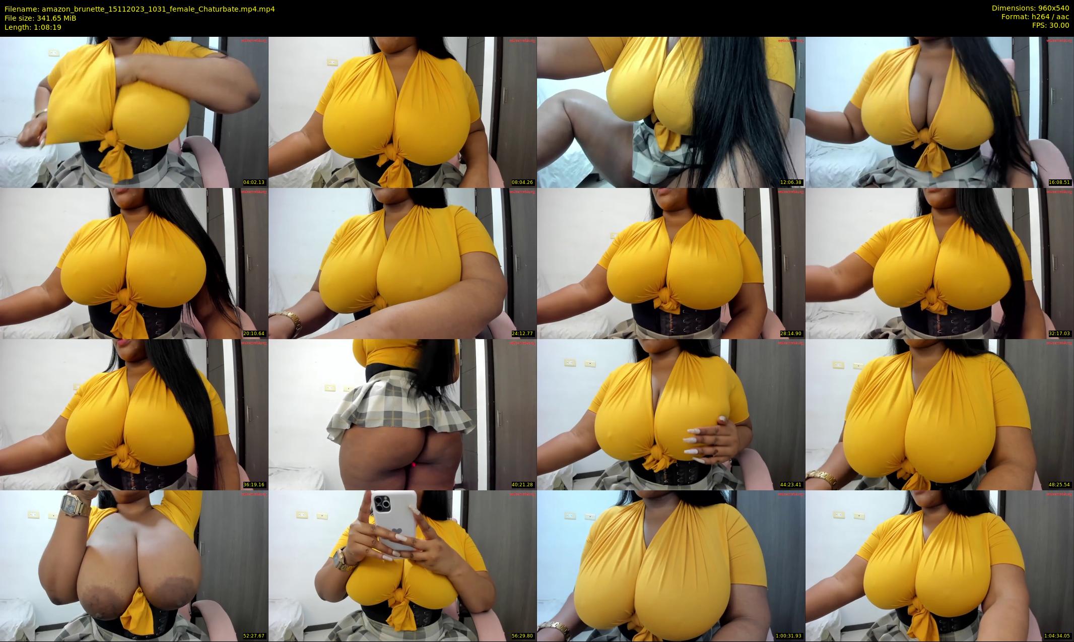 amazon_brunette — 69 minute Chaturbate female cam show recording, 480p, Nov 15, 2023
