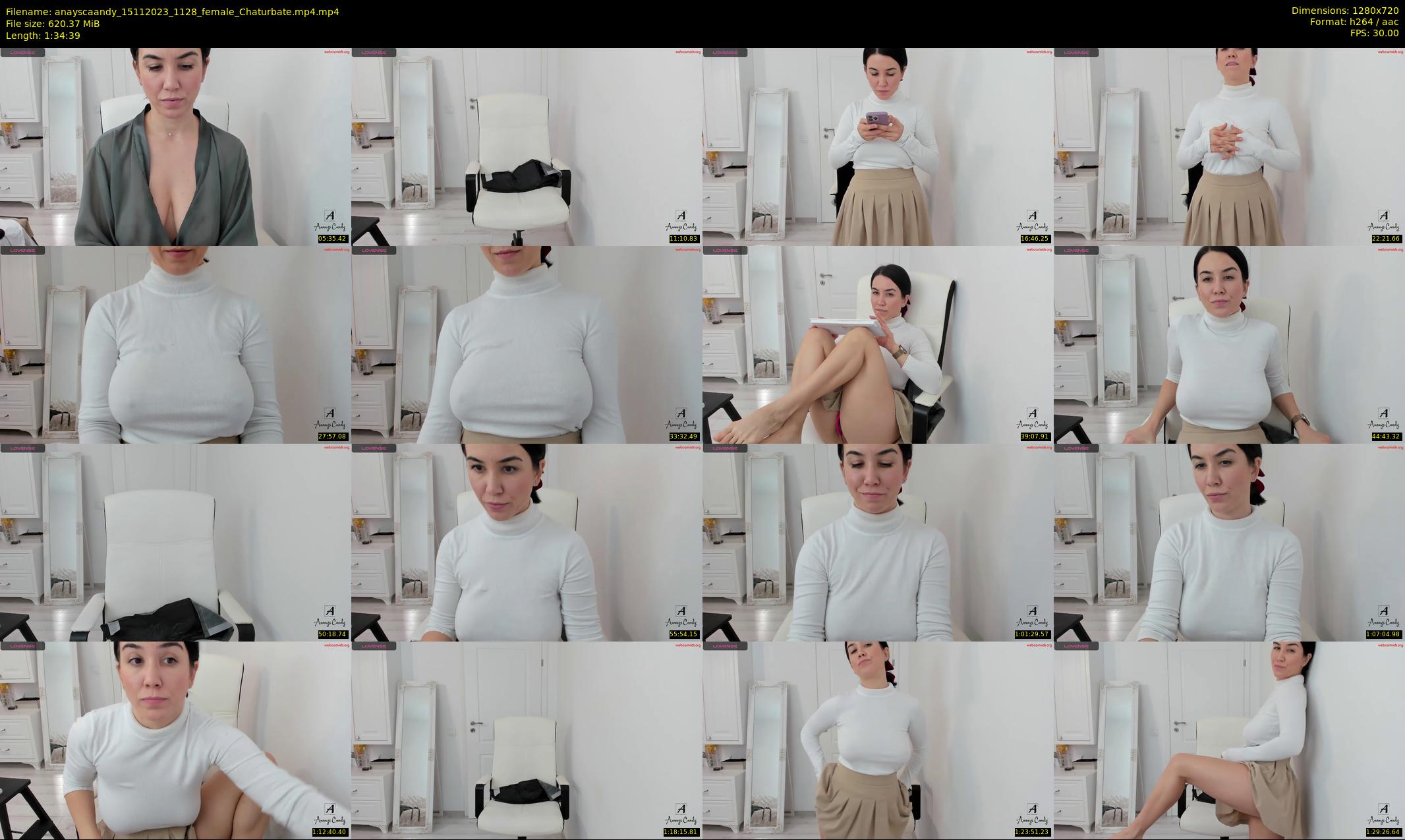 anayscaandy — 95 minute Chaturbate female cam show recording, 720p, Nov 15, 2023
