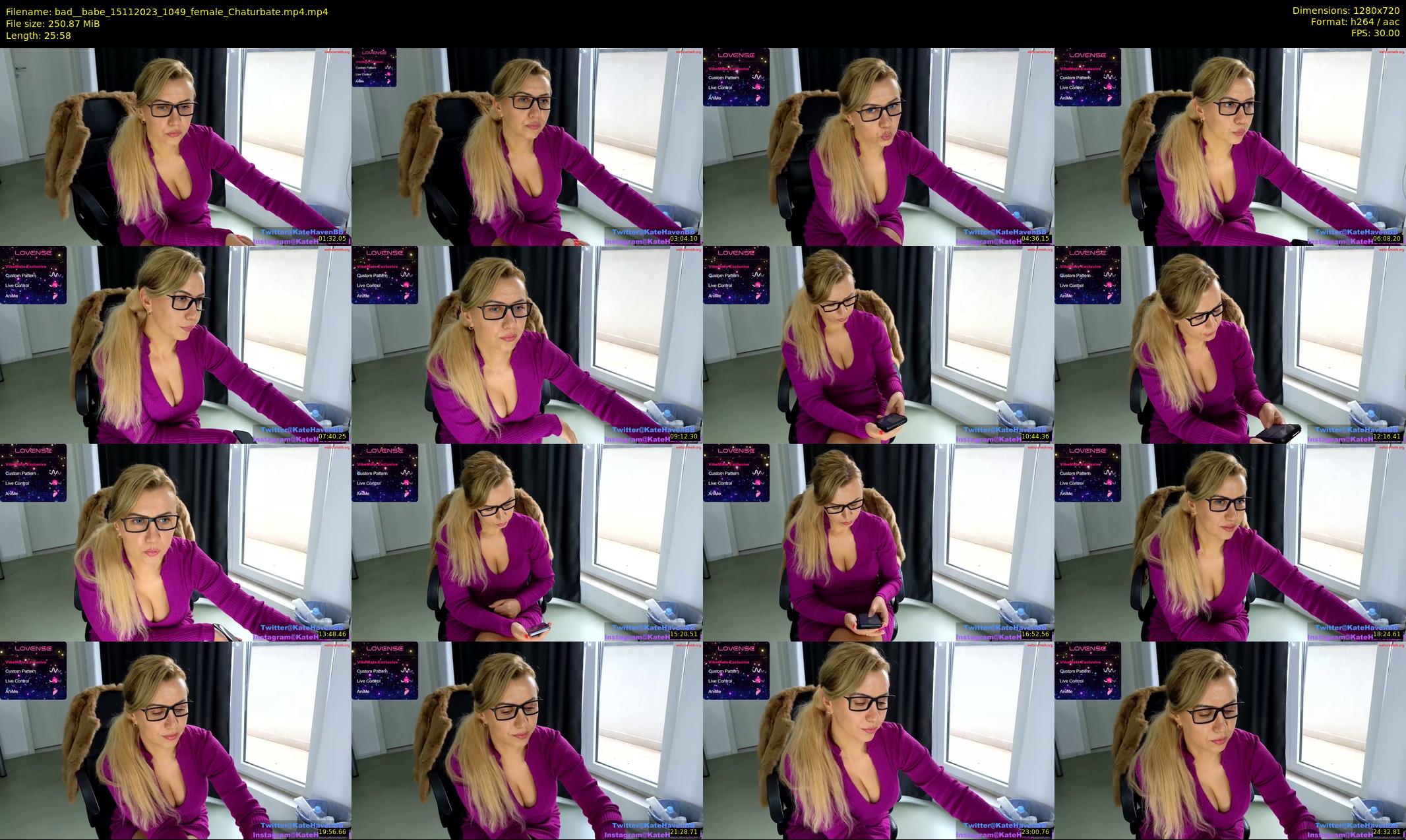 bad__babe — 26 minute Chaturbate female cam show recording, 720p, Nov 15, 2023