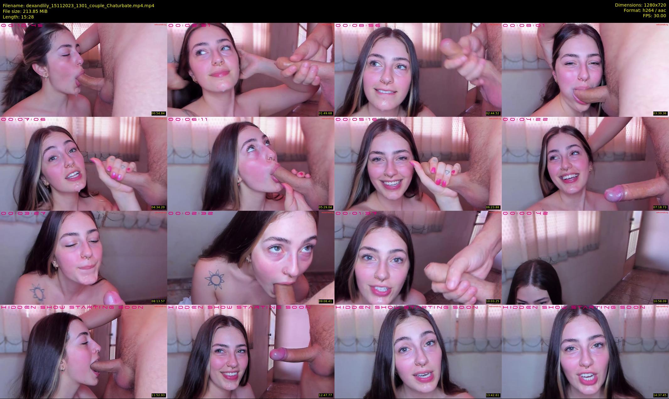 dexandlily — 16 minute Chaturbate couple cam show recording, 720p, Nov 15, 2023