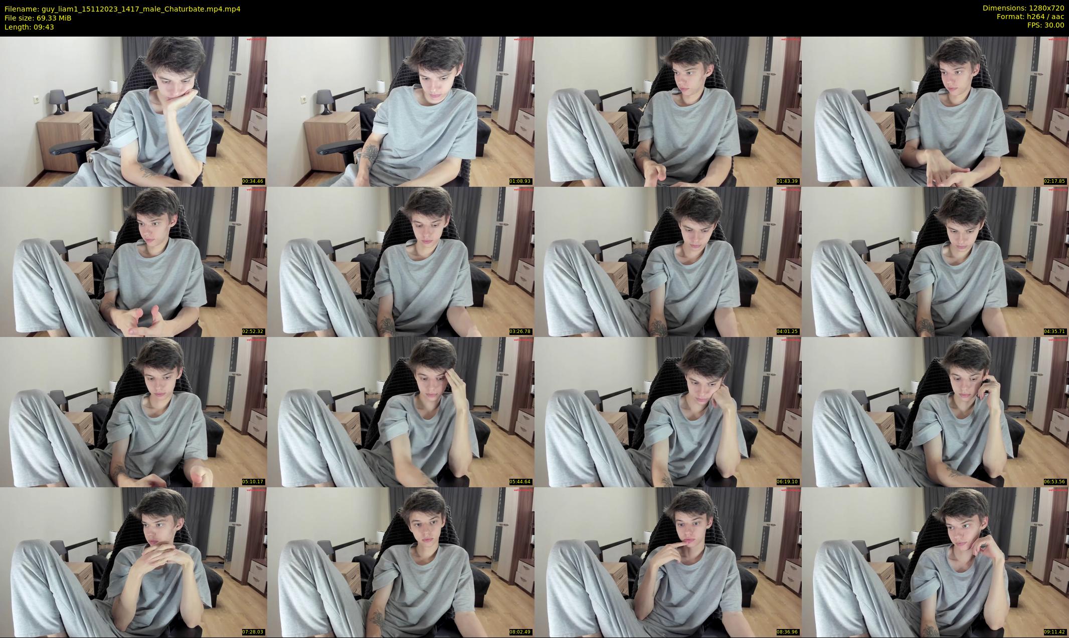 guy_liam1 — 10 minute Chaturbate male cam show recording, 720p, Nov 15, 2023