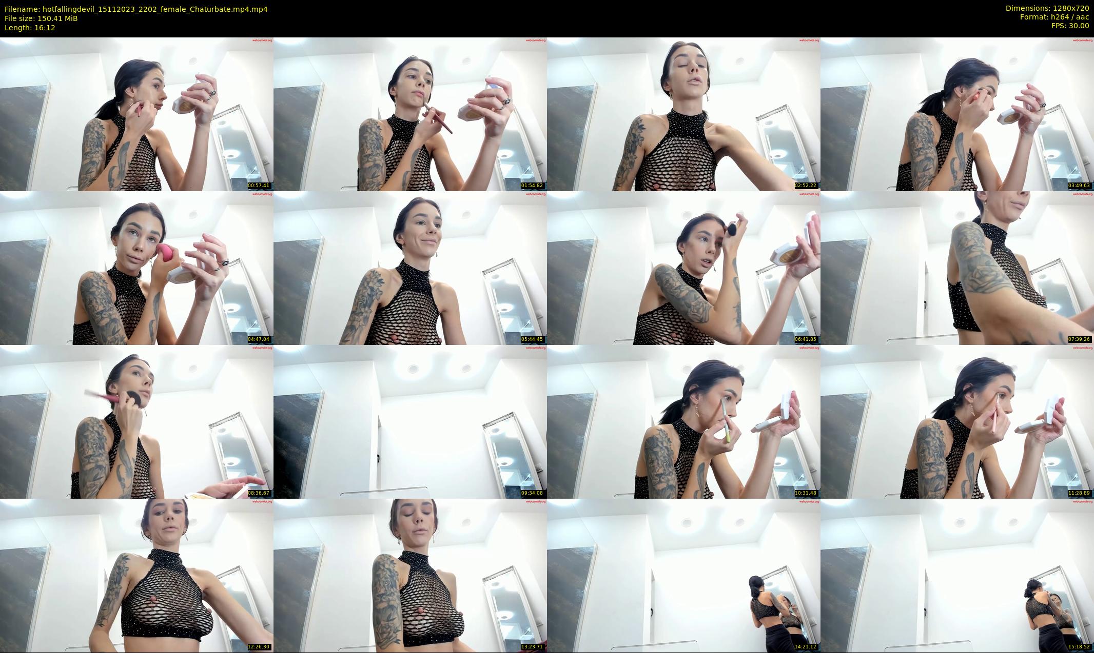 hotfallingdevil — 17 minute Chaturbate female cam show recording, 720p, Nov 15, 2023