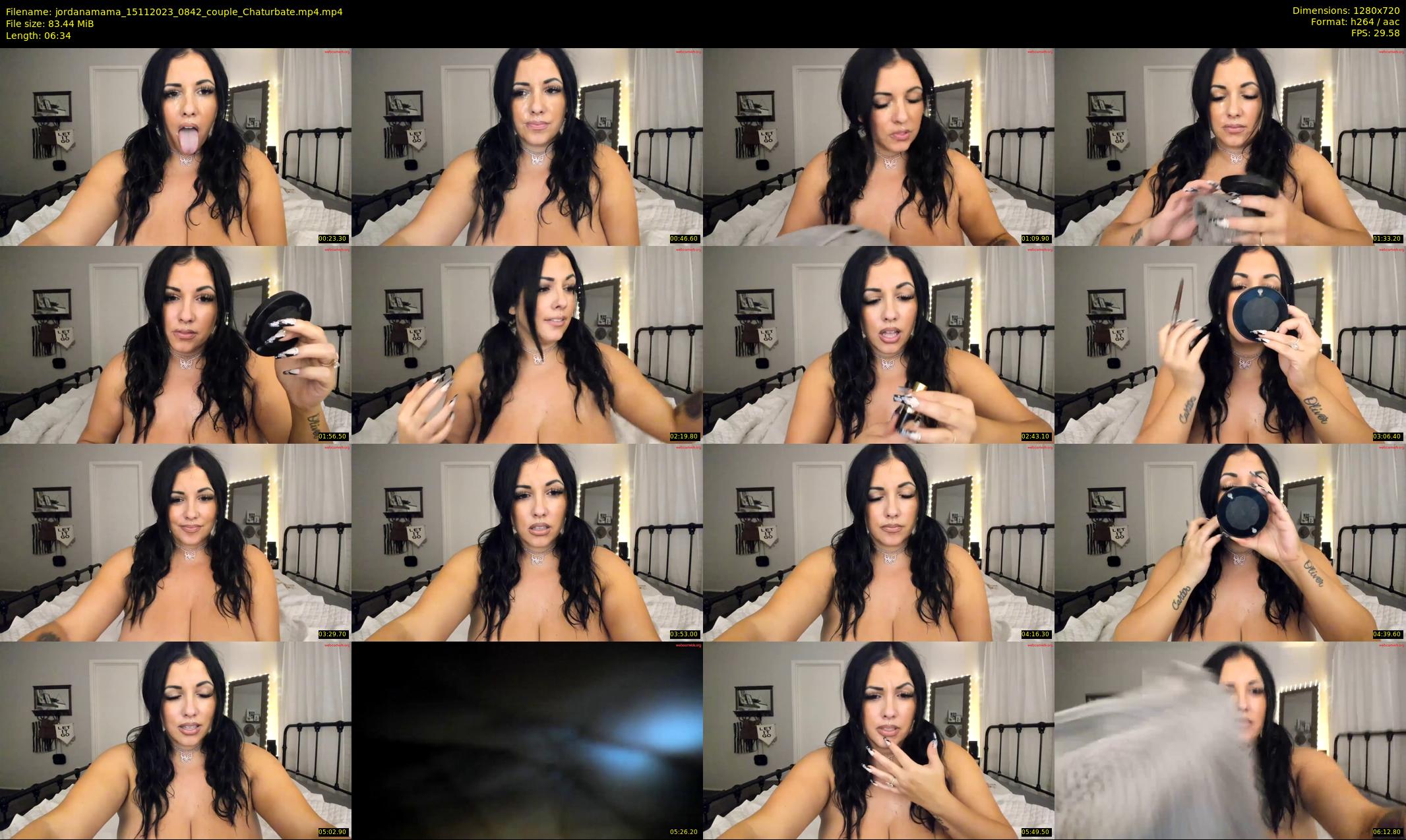 jordanamama — 7 minute Chaturbate couple cam show recording, 720p, Nov 15, 2023