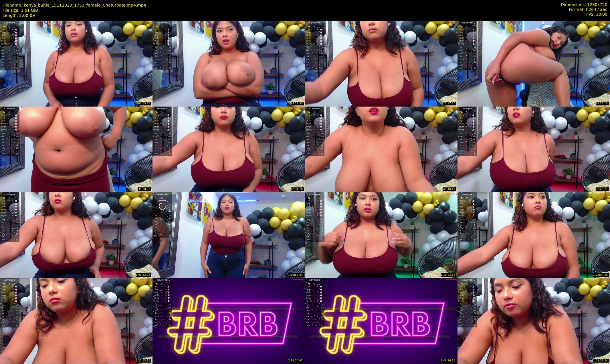 kenya_buhle — 121 minute Chaturbate female cam show recording, 720p, Nov 15, 2023